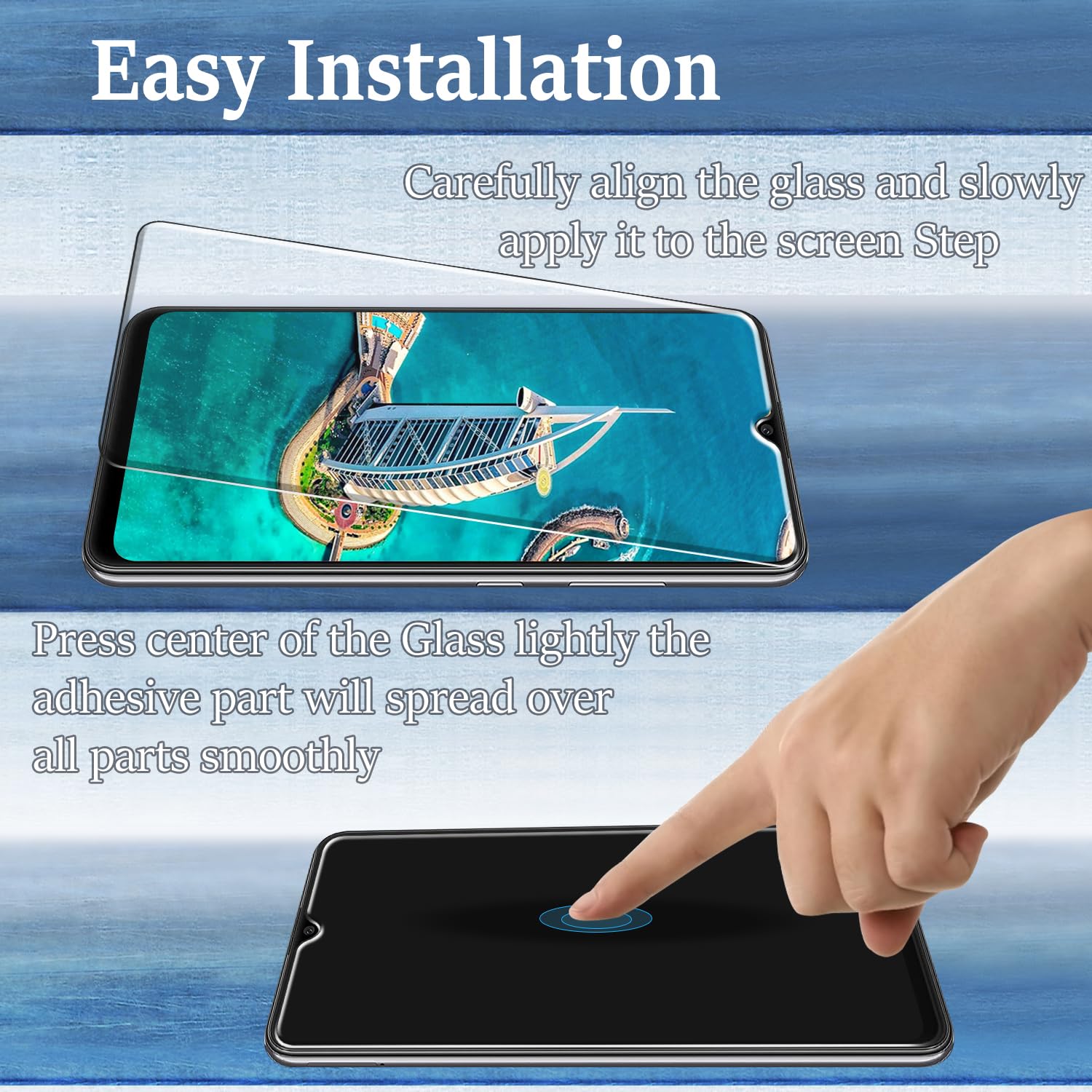 Pokolan (3 Pack Tempered Glass For Samsung Galaxy A32 5G Screen Protector, Easy To Install, Bubble Free, Case Friendly