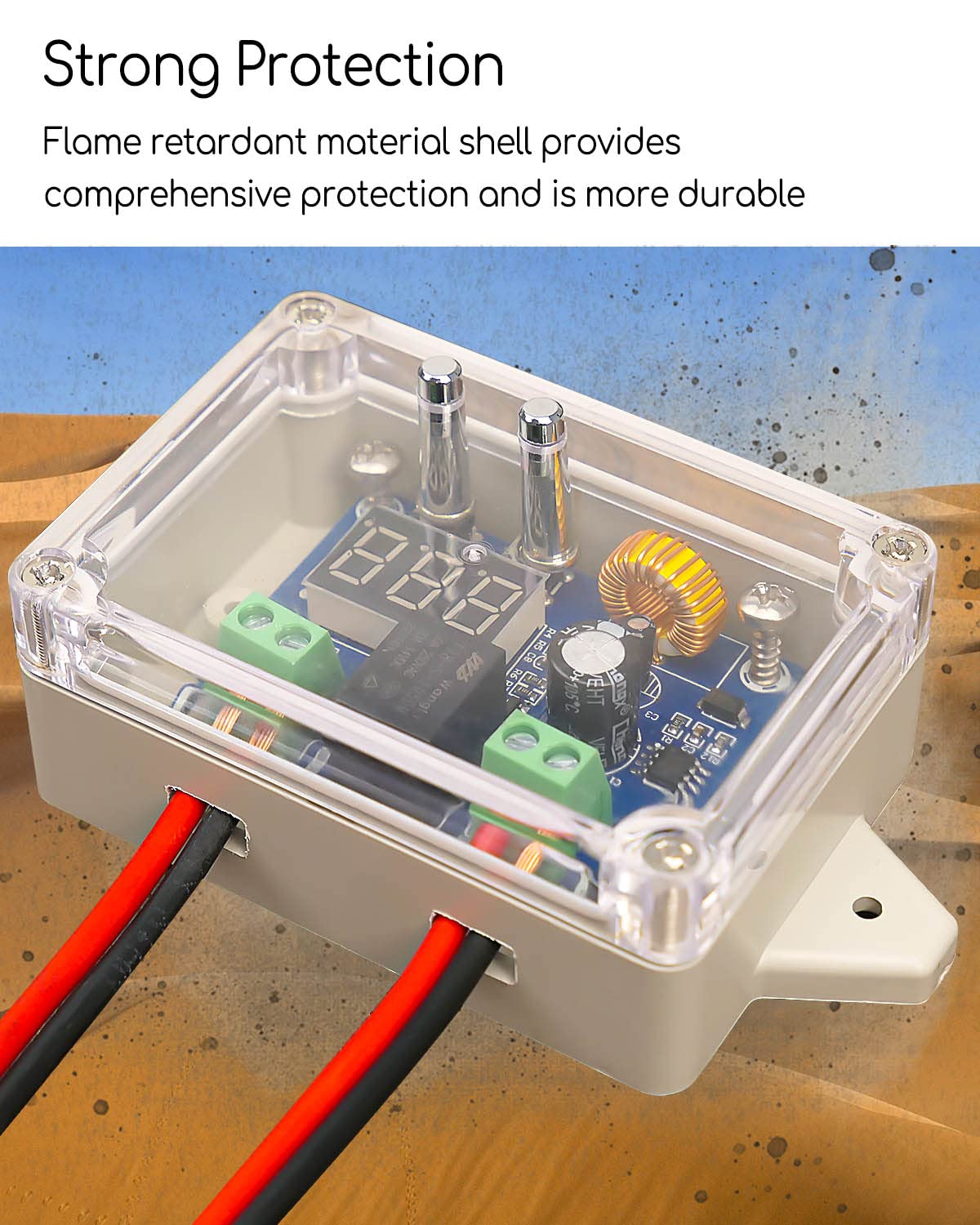 Power Wheel Adapter Kit Fit For Milwaukee M18 18V Battery With Voltage Regulator Fuse And Wire Terminals, Upgrade Battery Adapte