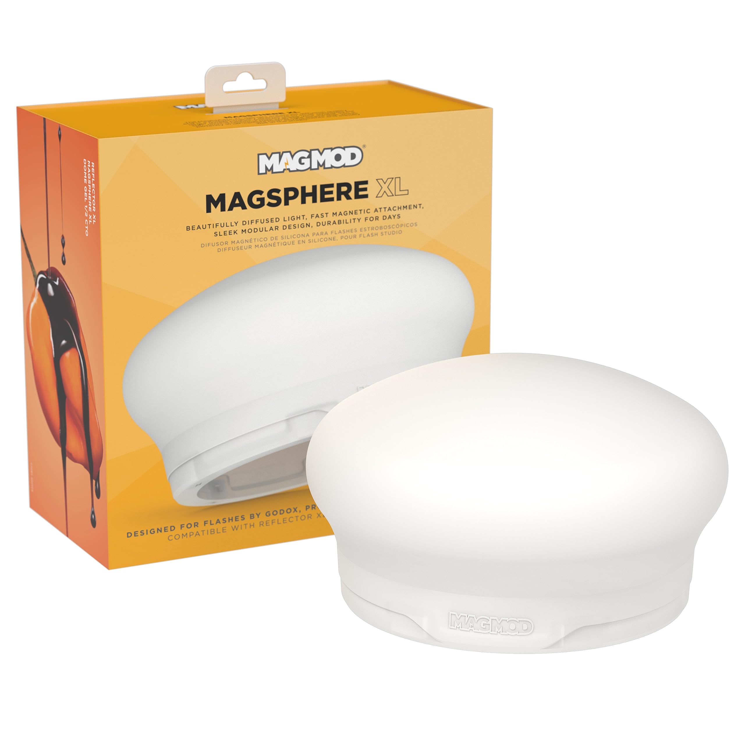 Magmod Magsphere Xl, Durable & Easy To Use Flash Modifier
