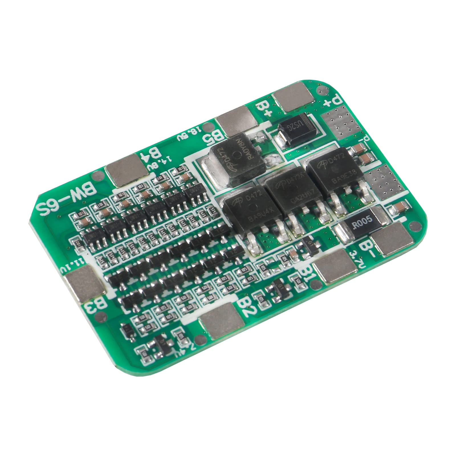 Qccan 4Pcs 6S 15A 24V Pcb Bms Battery Protection Board For Li Ion Lithium 18650 Battery Packs Lipo Cell Module Diy Kit