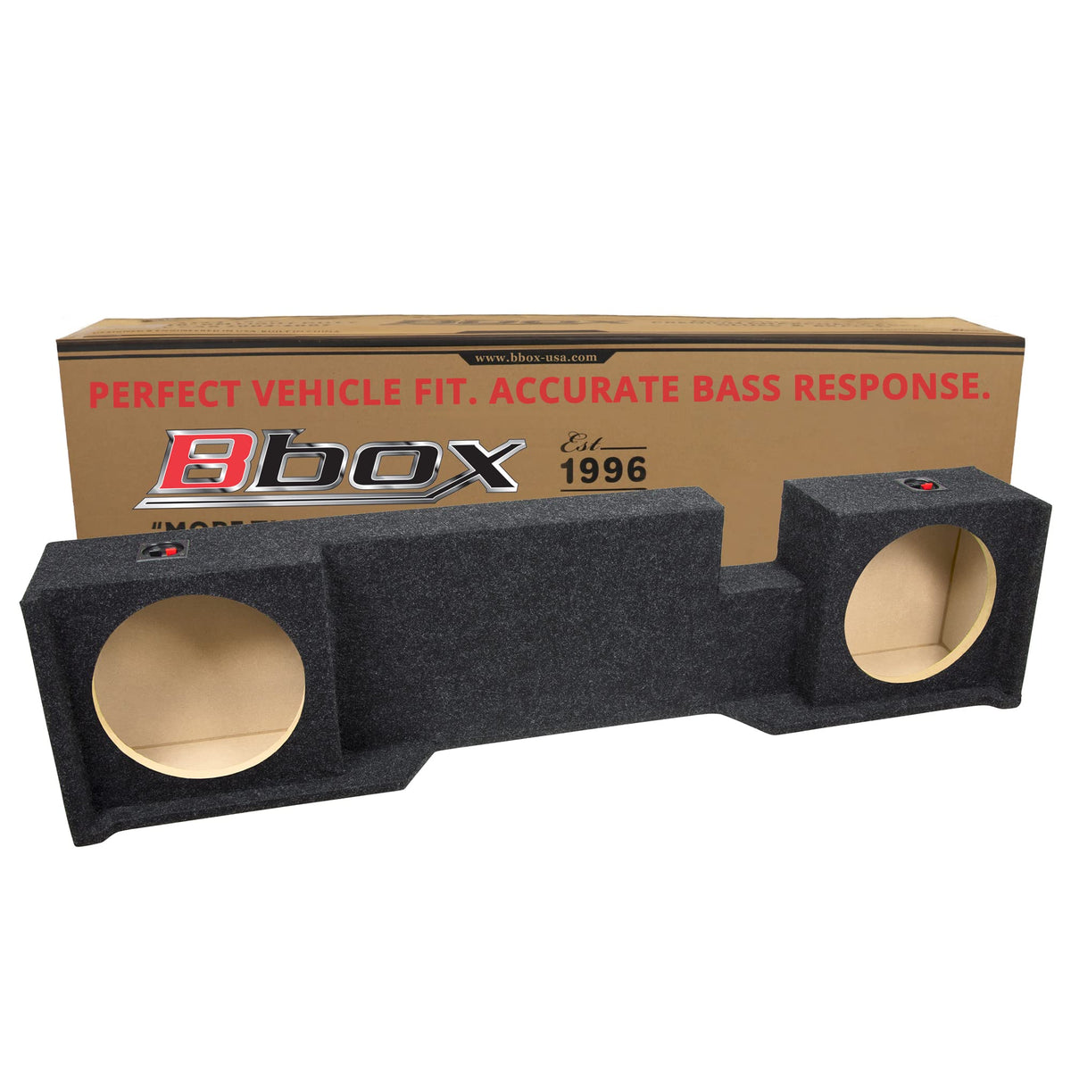 Bbox Dual Sealed 10 Inch Subwoofer Enclosure - Accu-Tuned Sealed Subwoofer Boxes & Enclosures - Subwoofer Box Improves Audio Qua