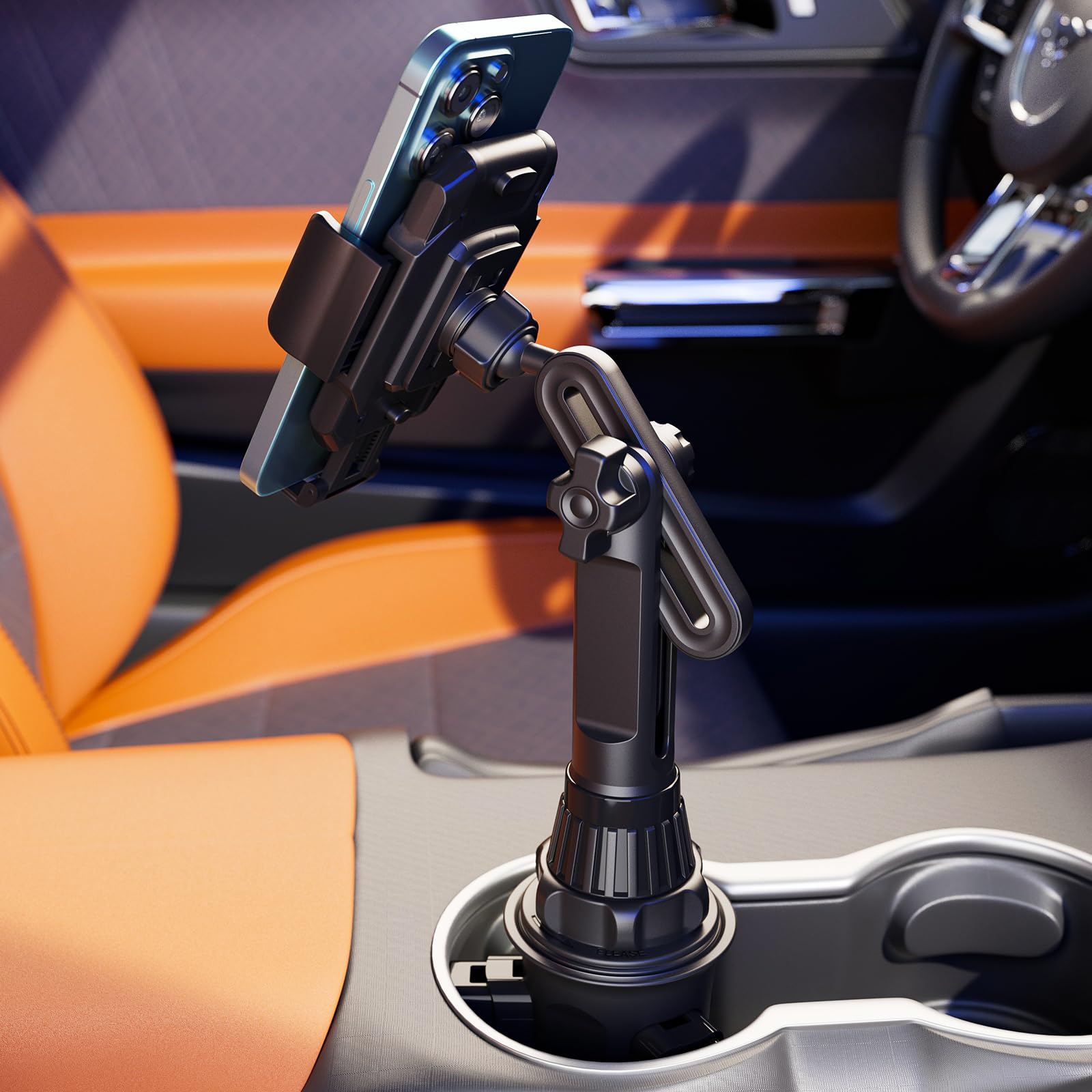 Lorima Cup Phone Holder For Car, Universal Adjustable Car Phone Holders For Your Car, Cup Holder Phone Mount For Cell Phone Ipho