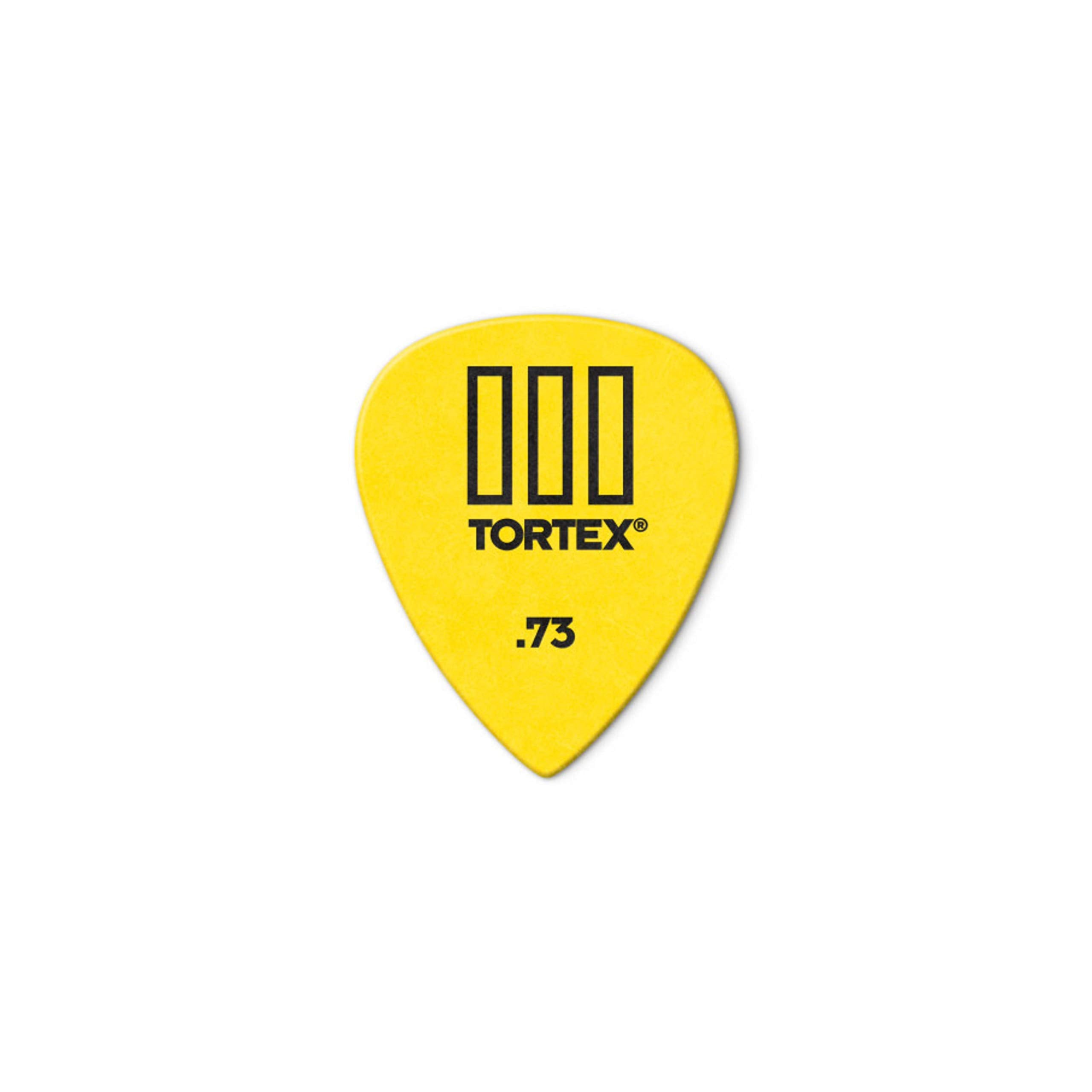 Dunlop 462R.73 Tortex� Tiii, Yellow, .73Mm, 72/Bag