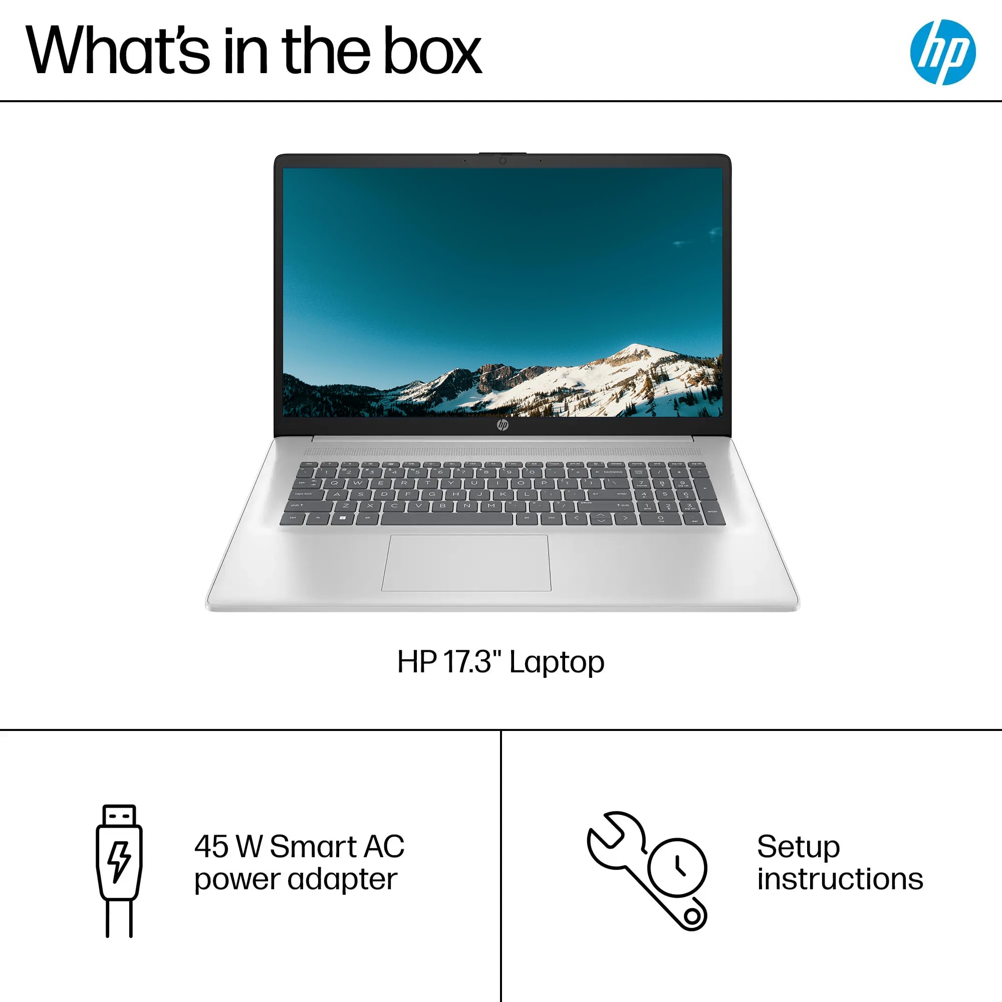 Hp Business Laptop Computer, 17.3'' Fhd Ips Led Display, Amd Ryzen 5 7430U Processor, Windows 11 Pro Laptop 16Gb Ram 512Gb Ssd,