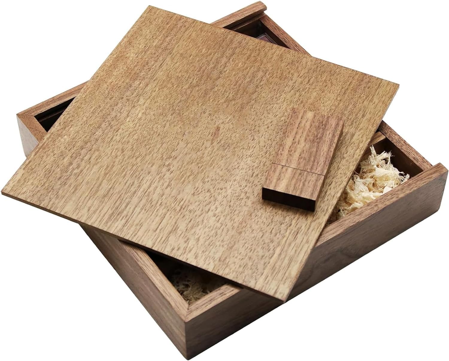 Wood Usb Flash Drive With Gift Box (6.73''X6.73''X1.38'') Tatmohik 32Gb Usb 3.0 Wedding Usb Memory For Storing Photos Walnut Woo