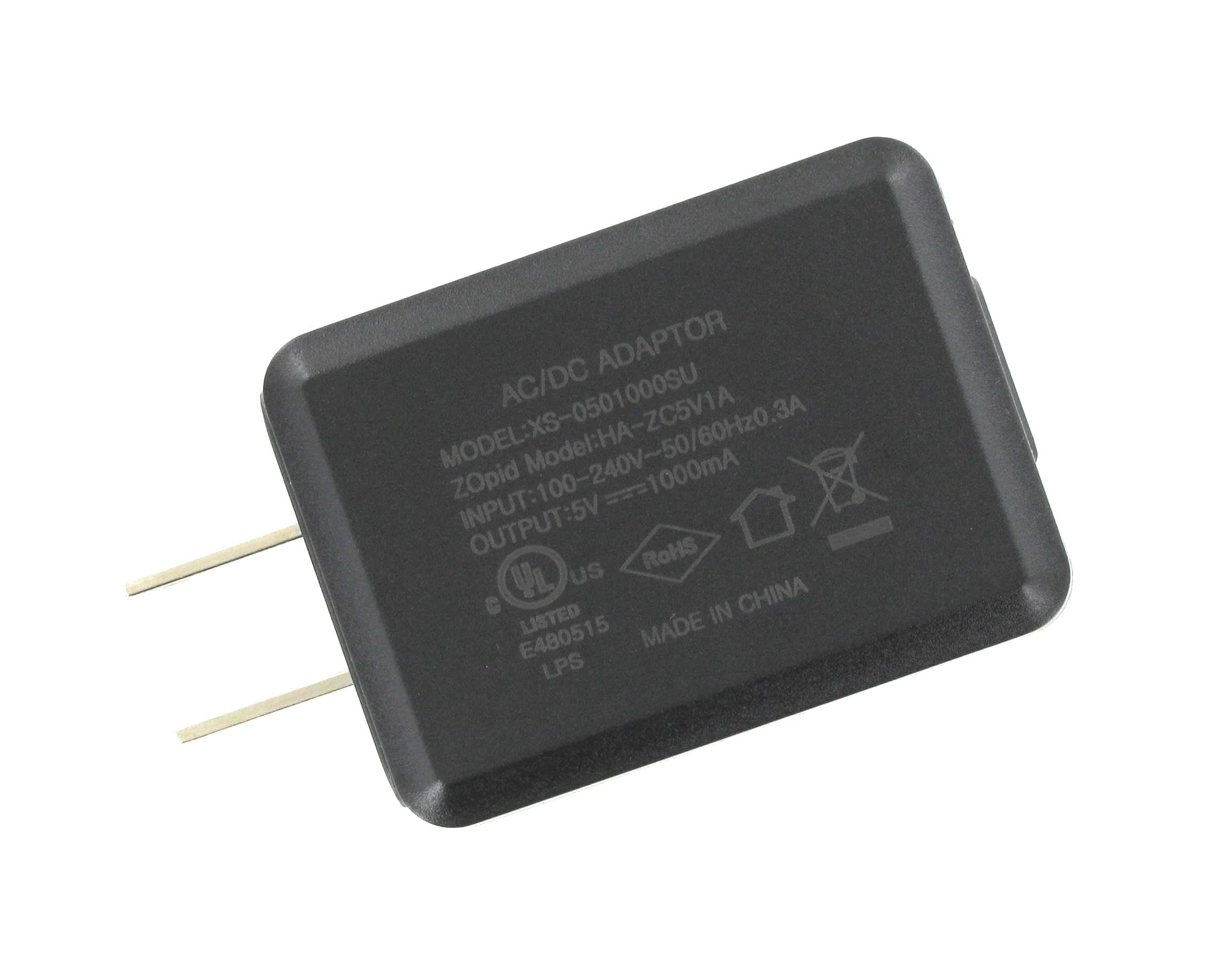 Zopid Universal 5W Usb Travel Wall Charger/5V 1A Portable Power Adapter Compatible With Iphone X/8/7/7 Plus/6S/6 Plus, Ipad Pro