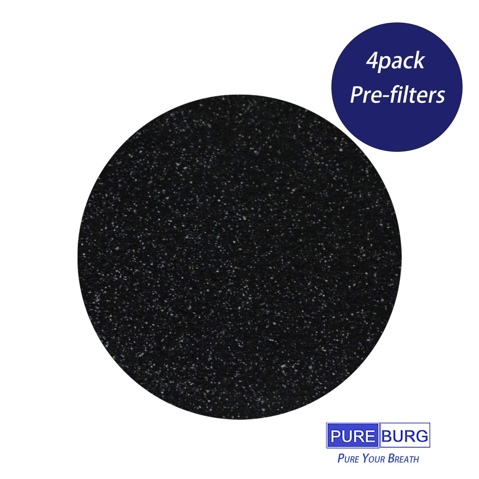 Pureburg Hp125 Replacement True Hepa Filter Set Compatible With Hunter Hp125 Airx Hepa Digital Air Purifier H Hf125 Vp H Hf125,