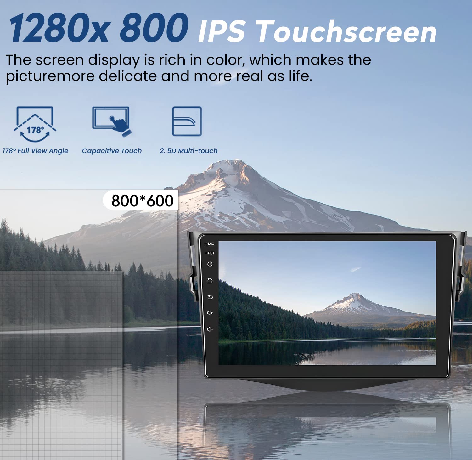 Car Stereo Radio For Toyota Rav4 2006 2007 2008 2009 2010 2011 2012 With Apple Carplay Android Auto 9 Inch Touch Screen Radio Wi