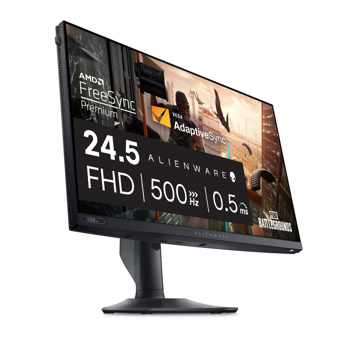 Alienware Aw2524Hf Gaming Monitor   24.5 Inch (1920X1080) 500Hz (Overclock) 0.5Ms Display, Height/Tilt/Swivel/Pivot Adjustabilit