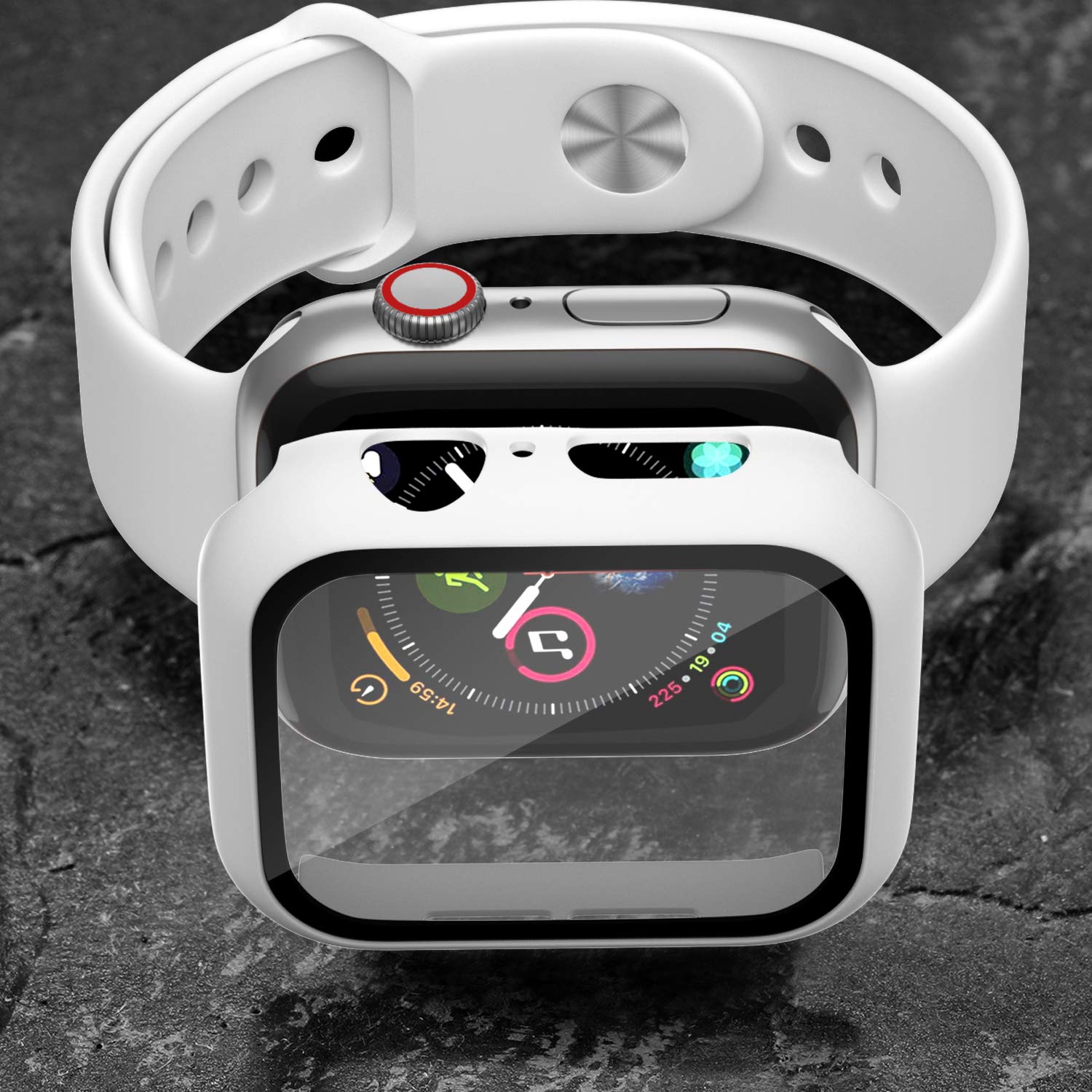 Charlam Compatible With 46Mm Apple Watch Case, Apple Watch Series 10 Case Cover 46Mm Wtih Touch Sensitive Screen Protector, 3 Pa