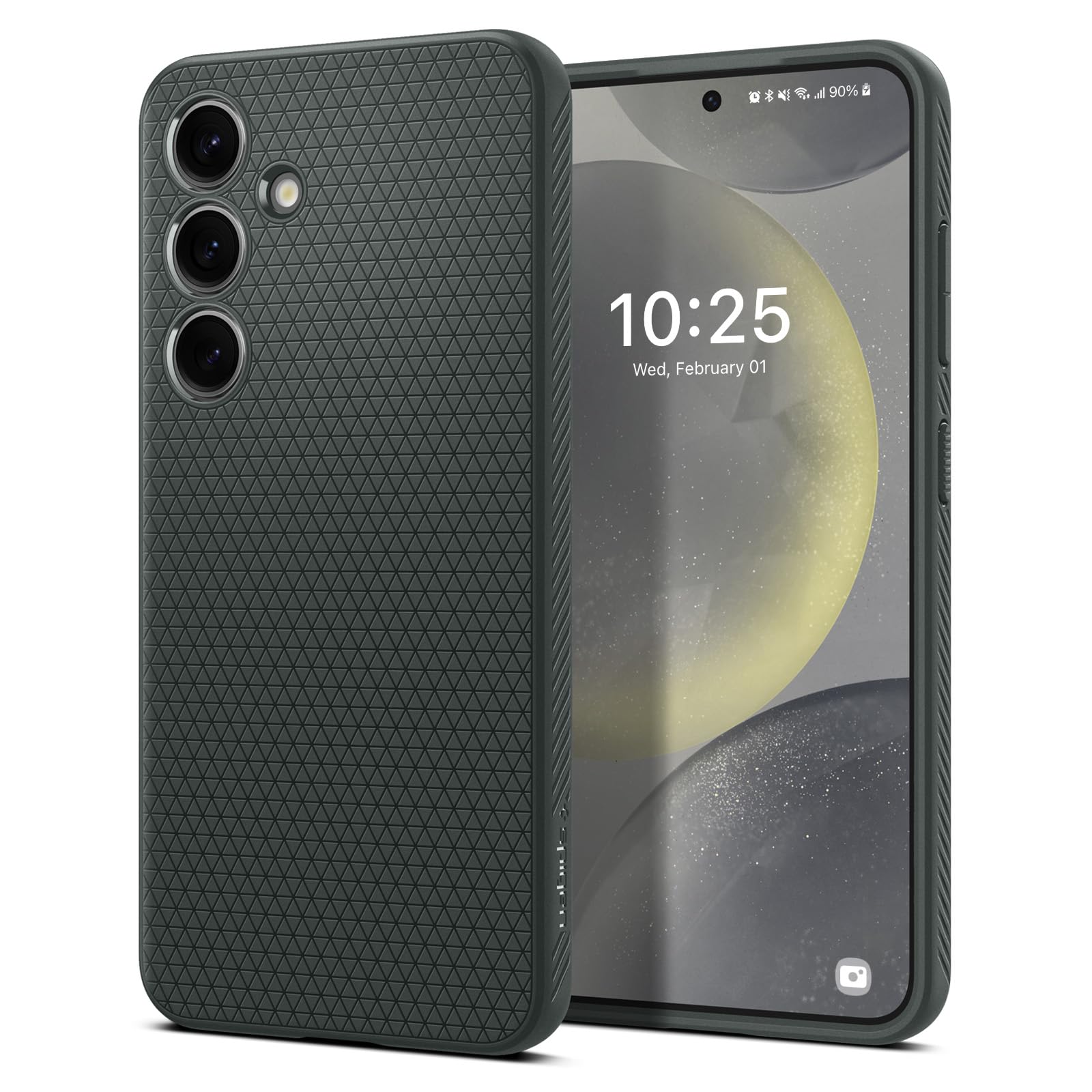 Spigen Liquid Air Designed for Galaxy S24 Case (2024) [Military-Grade Protection] - Abyss Green