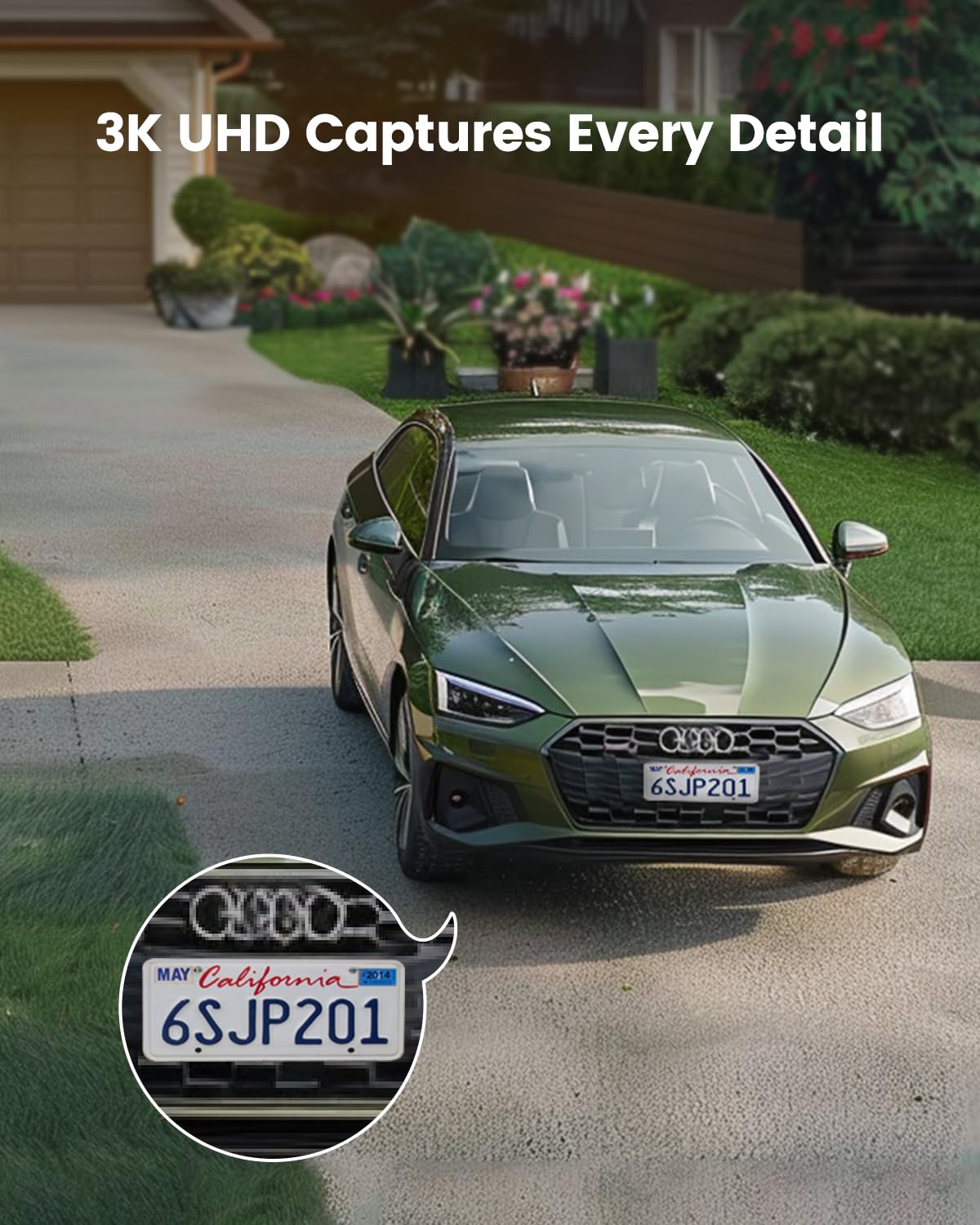 Aosu 3K/5Mp Solar Security Cameras System Wireless Outdoor, Battery Powered Wifi Camera For Home Security, Panoramic Ptz, Auto T