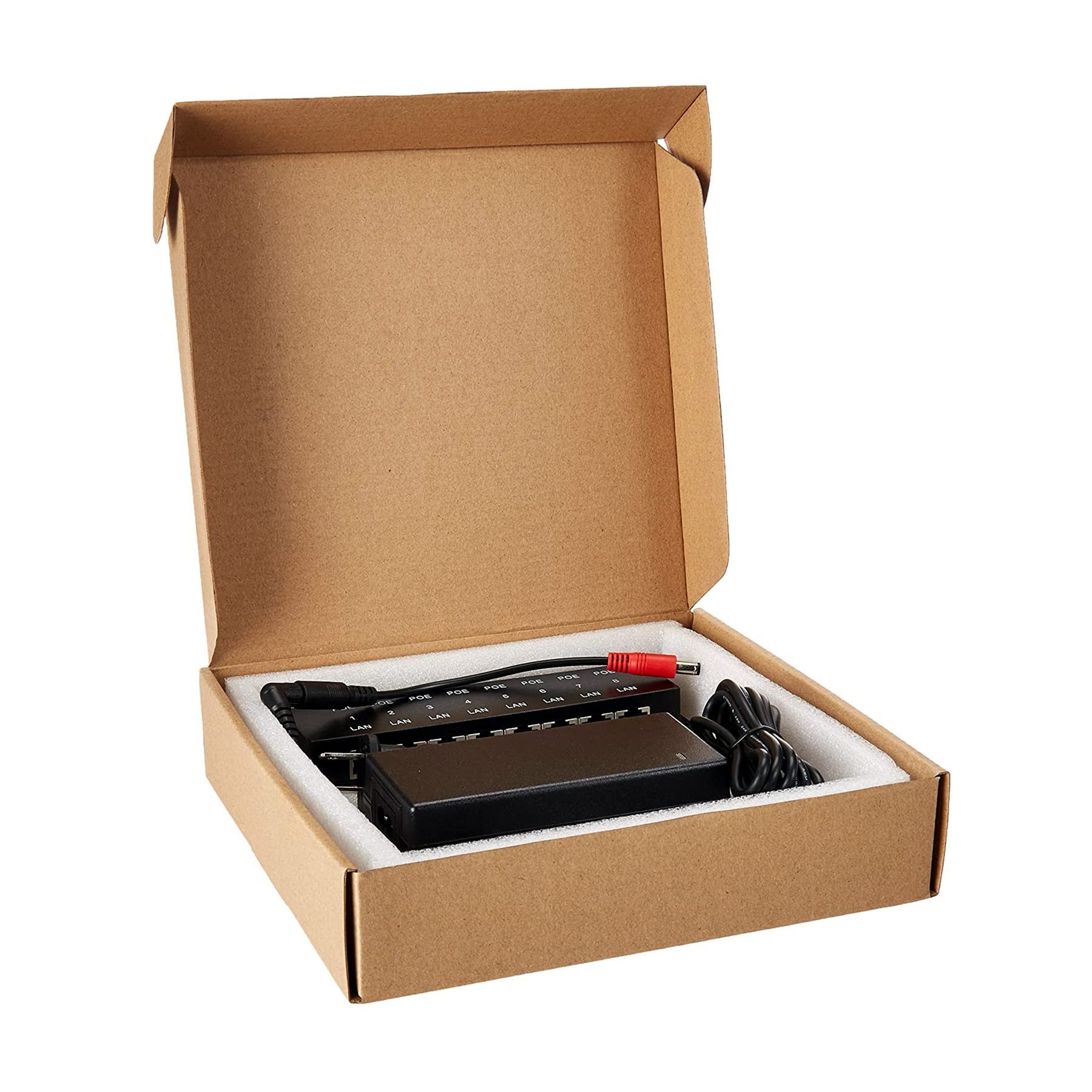 Poe Texas - 8 Port Passive Midspan Injector: Compatible With Ieee 802.3Af Power Over Ethernet Devices Including Phones Cameras W