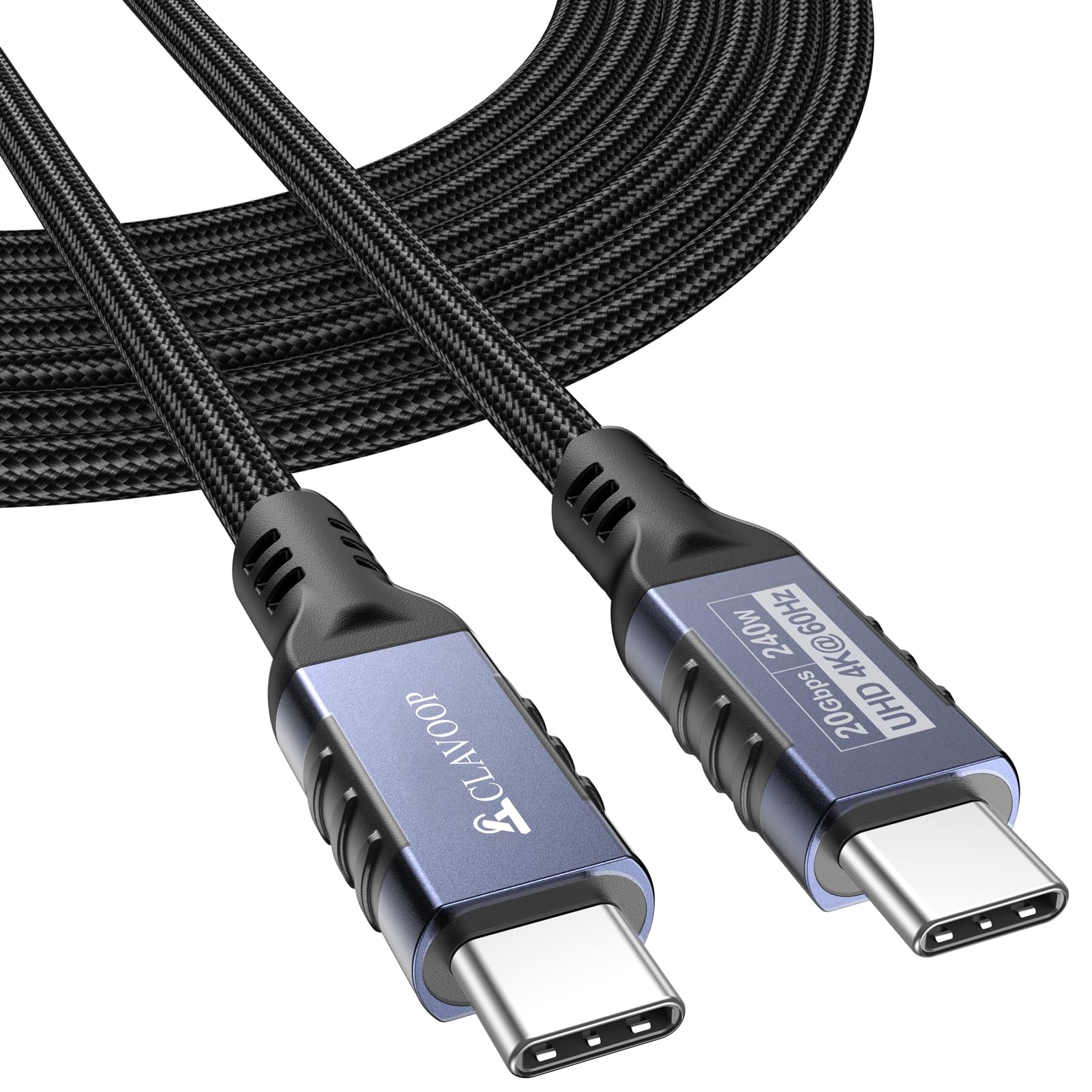 USB C Data Cable 10ft, 20Gbps High Speed Data Transfer USB C 3.2 Gen 2