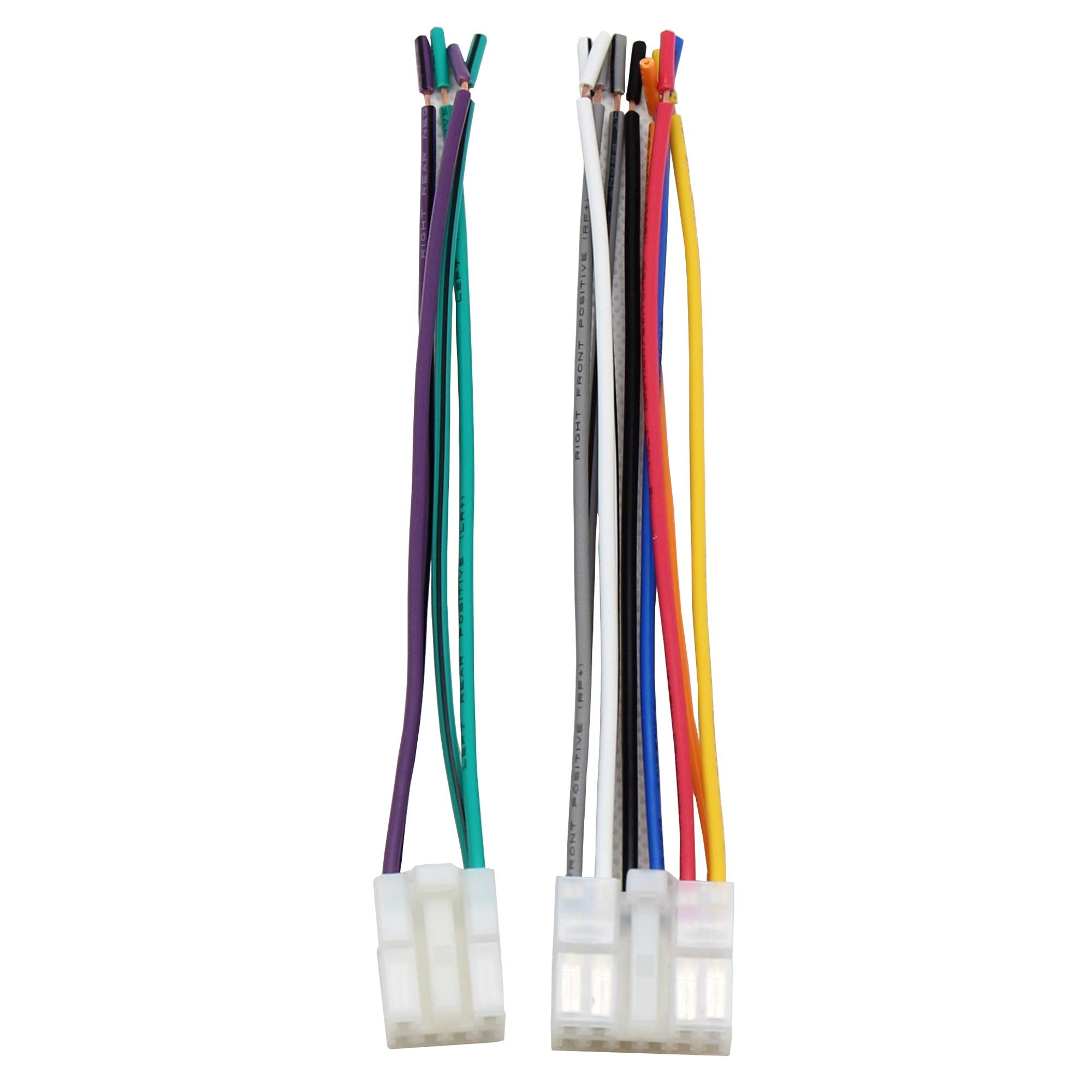 Red Wolf Car Radio Reverse Wiring Harness Adapter Select For Toyota Corolla 1987 2010, Tundra 1999 2017, Scion 2005 2018, Lexus 1990 2003 Non Jbl System, Replace Oem Stereo Wire Cable Plug