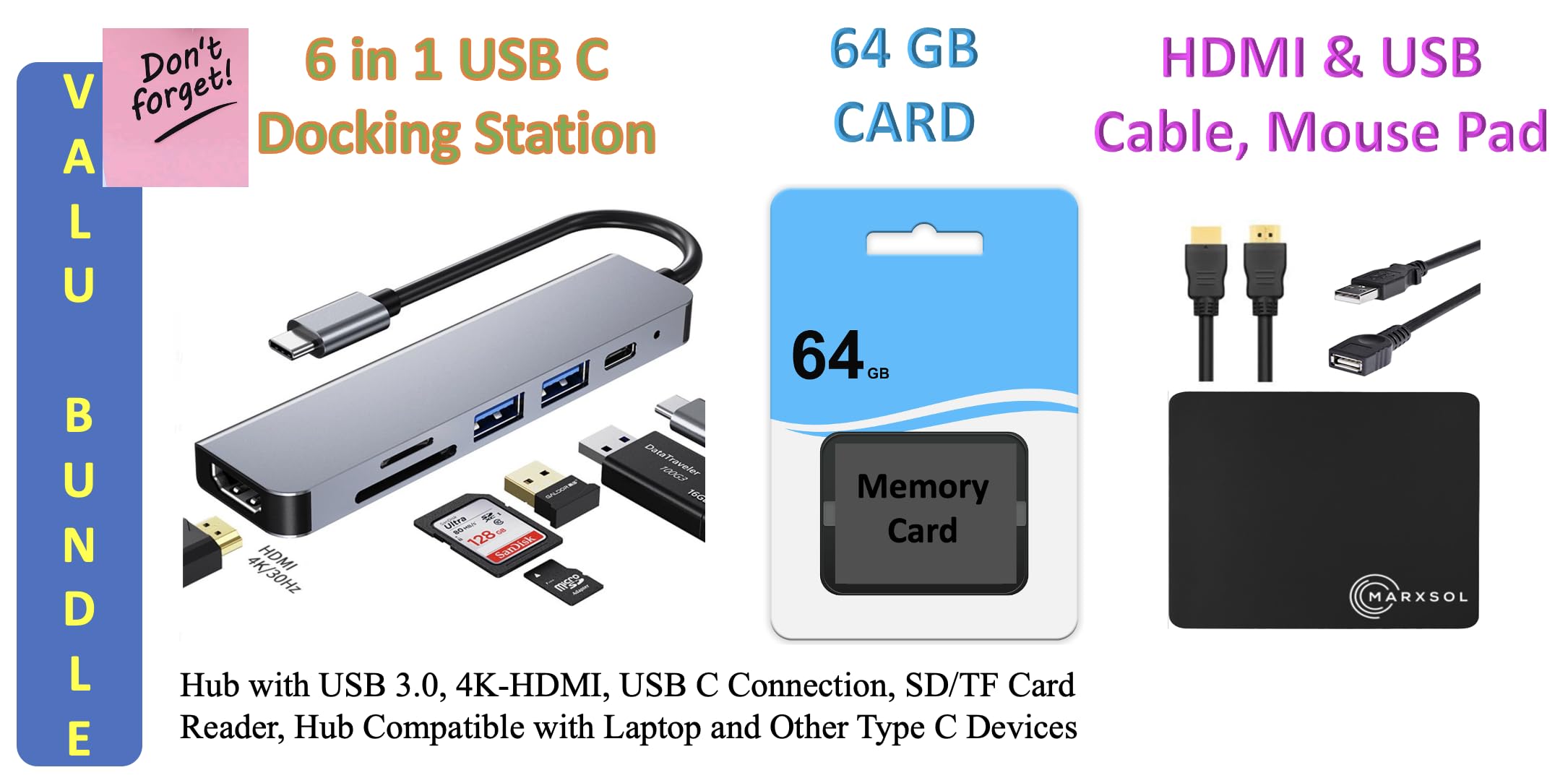 Hp Newest 14'' Hd Light Thin Laptop Student Business, Quad Core Intel N4120, 4Gb Ram, 128Gb (64Gb Emmc+ 64Gb Sd), Webcam, Wi Fi,