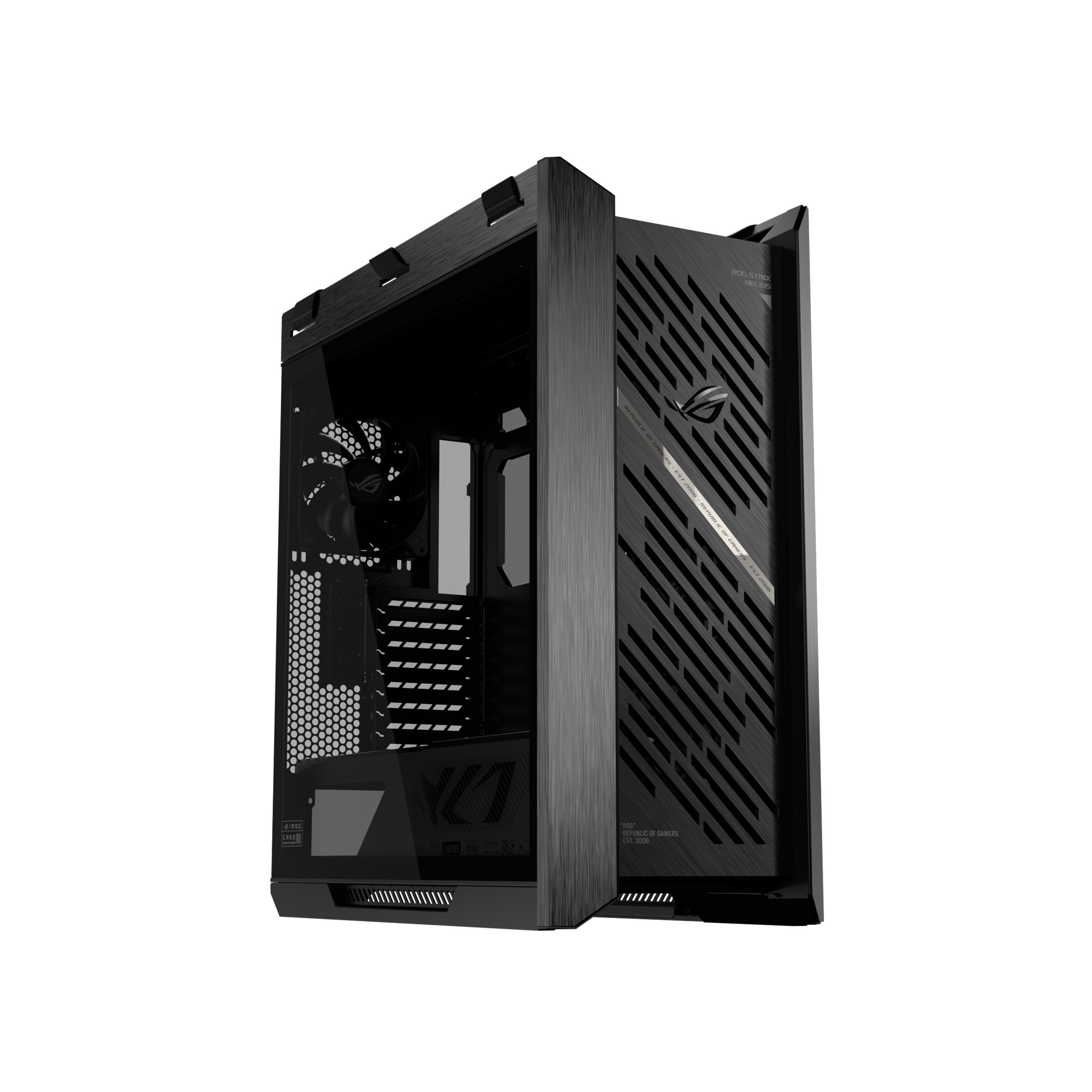 ASUS ROG Strix Helios II EATX mid-Tower Gaming PC case, with Dual Tempered Glass Side Panels, Support for Graphics Cards up to 4