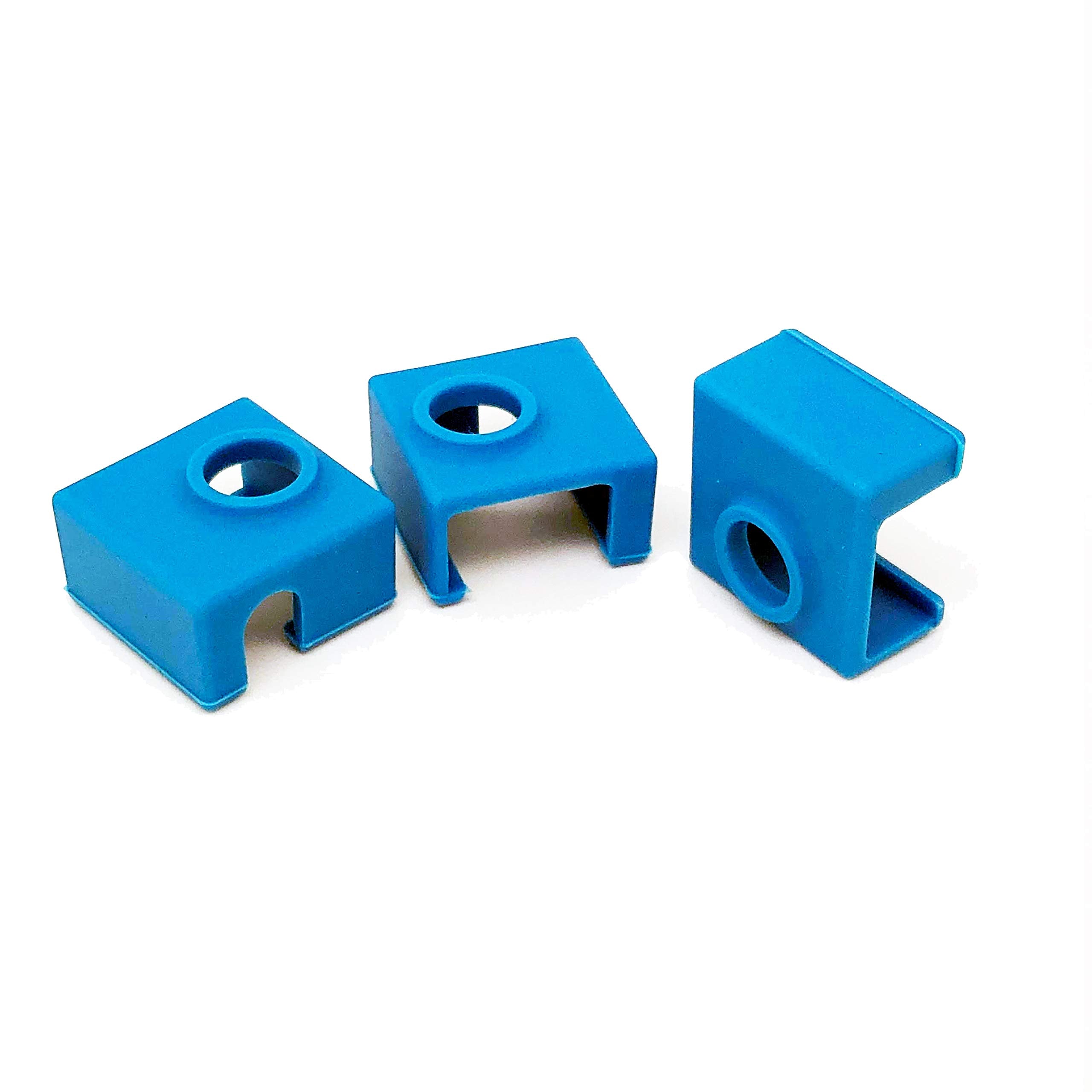 Micro Swiss Mk7/Mk8/Mk9 Silicone Socks For Cr10 / Ender 3 / Anet A8 Printers (Pack Of 3)