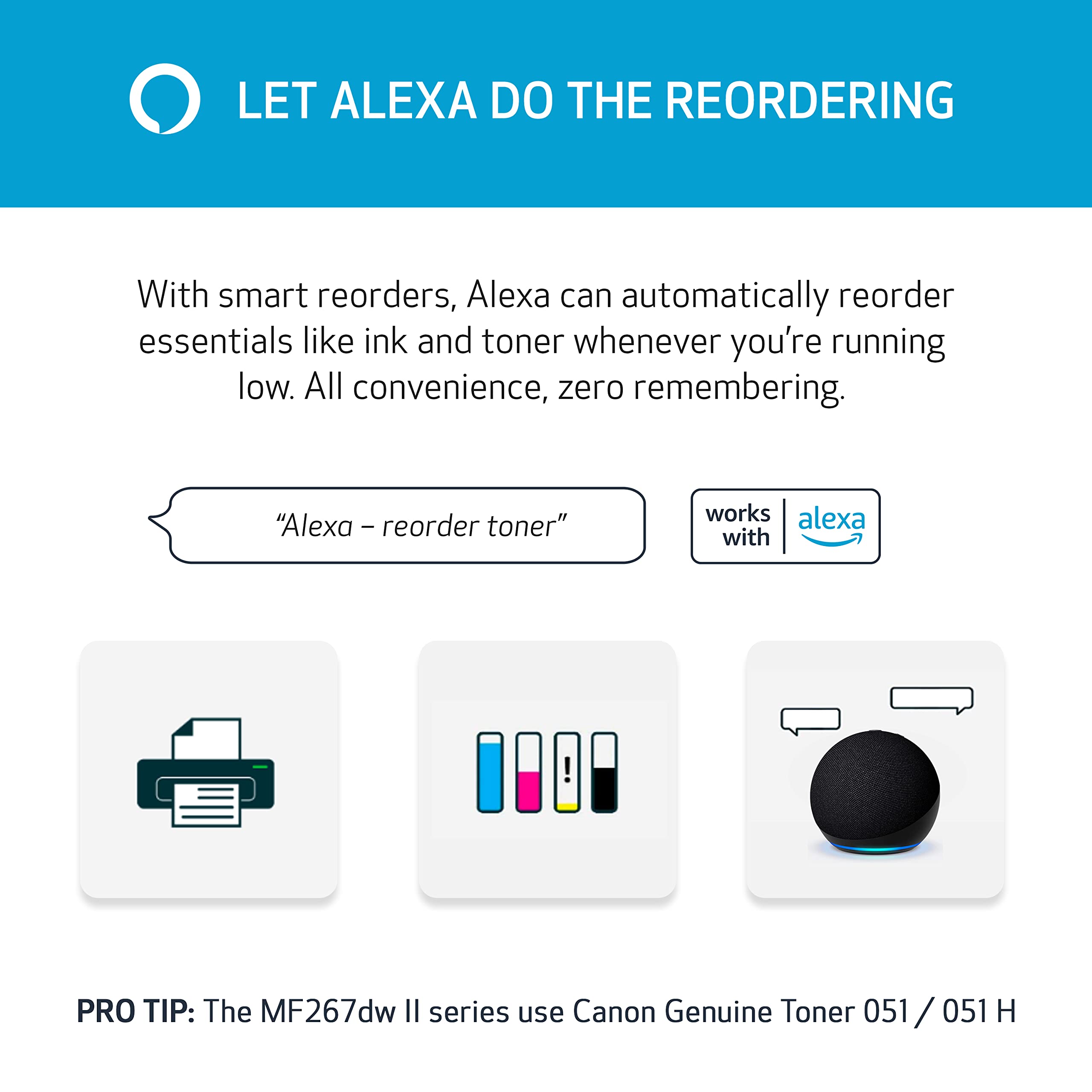 Canon Imageclass Mf267Dw Ii   Wireless Monochrome Laser Printer, Print, Copy, Scan, Fax With Auto Document Feeder, Black, Works