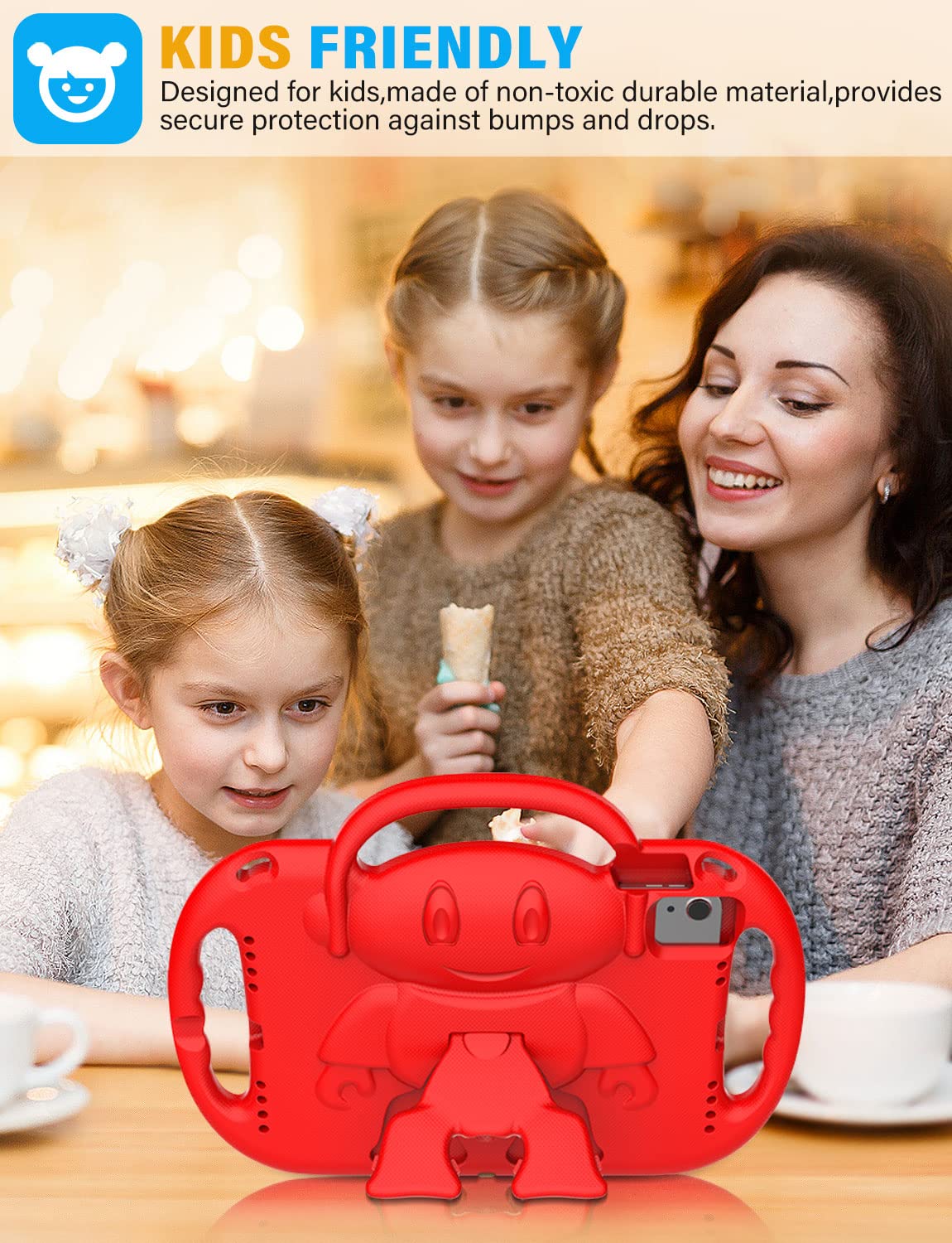 Suplik Kids Case For Ipad 10Th Generation & Air 11'' (M2) 2024 & Air 5Th/4Th Gen 10.9''& Pro 11, Durable Shockproof Case With Sh