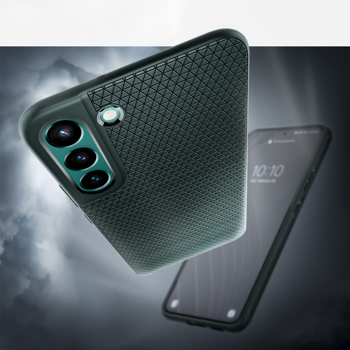 Spigen Liquid Air Designed For Galaxy S22 Plus Case (2022) - Abyss Green