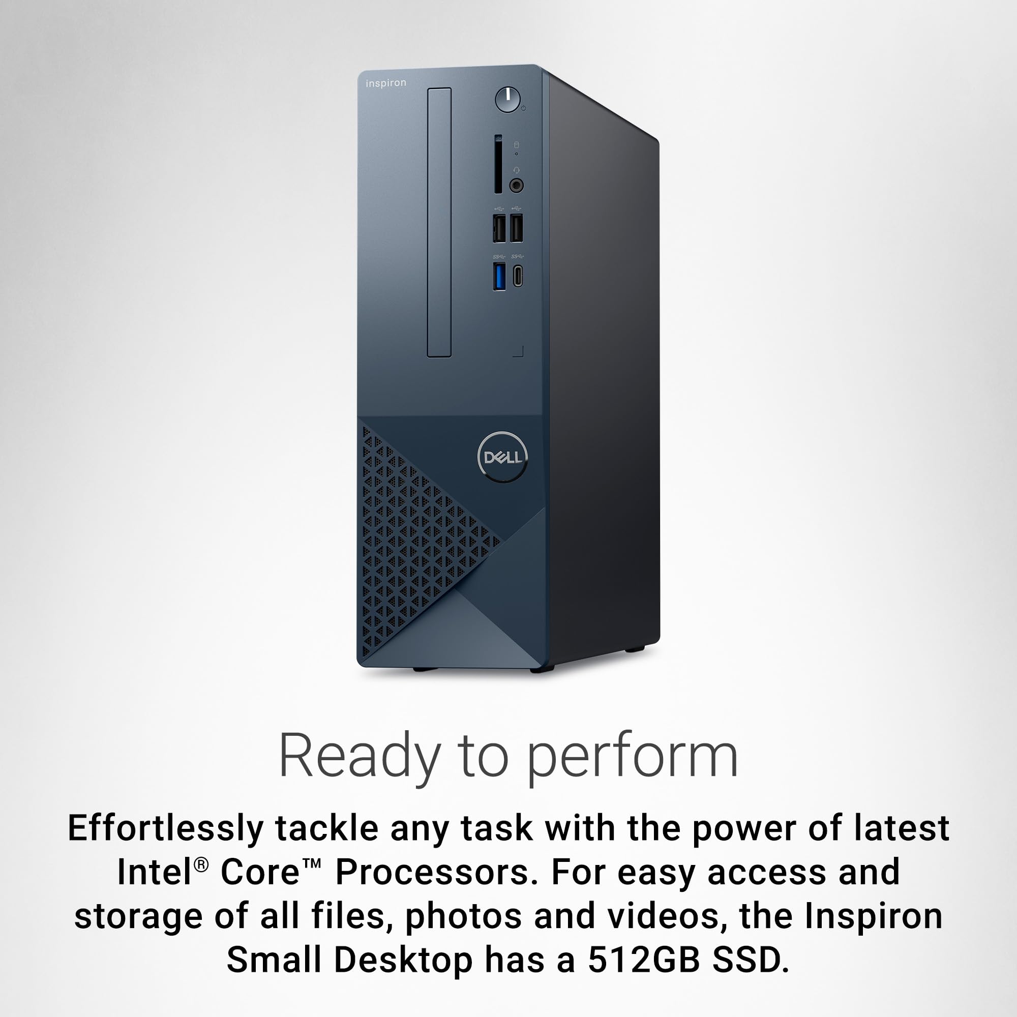 Dell Inspiron 3030S Small Desktop   Intel Core I5 14400 Processor, 16Gb Ddr5 Ram, 512Gb Ssd, Intel Uhd 730 Graphics, Windows 11