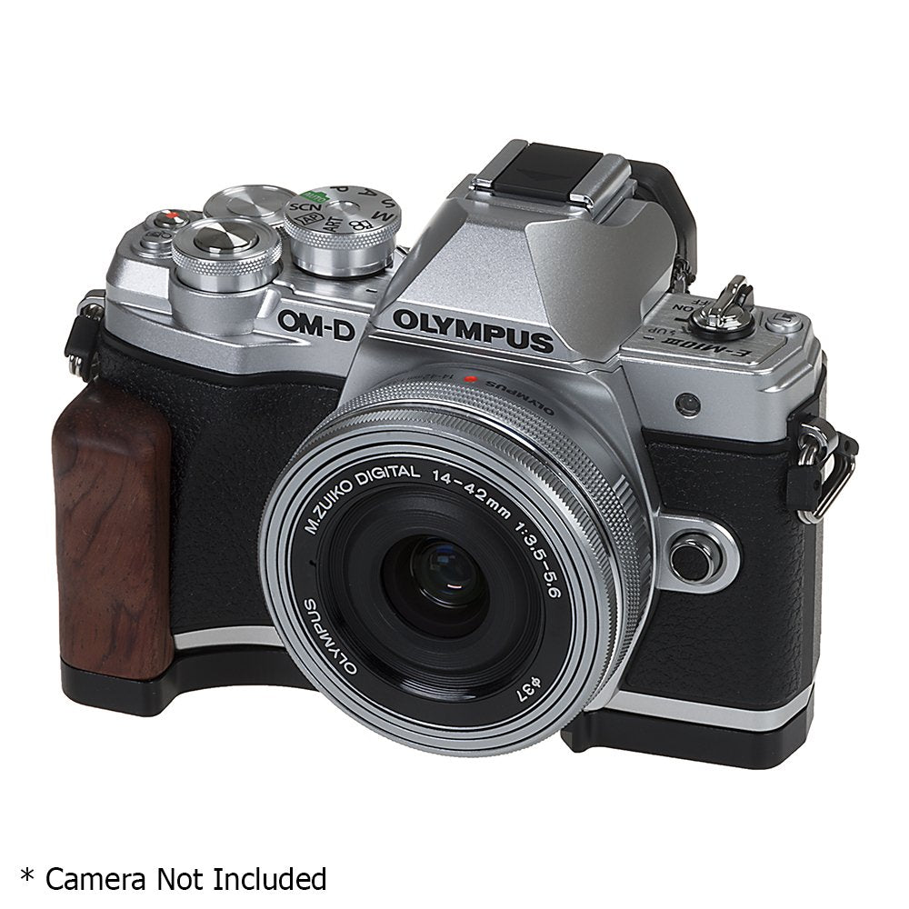 Fotodiox Pro, Deluxe All Metal Black Camera Hand Grip For Olympus Om D E M10 Mark Iii Mirrorless Micro Four Thirds Digital Camer