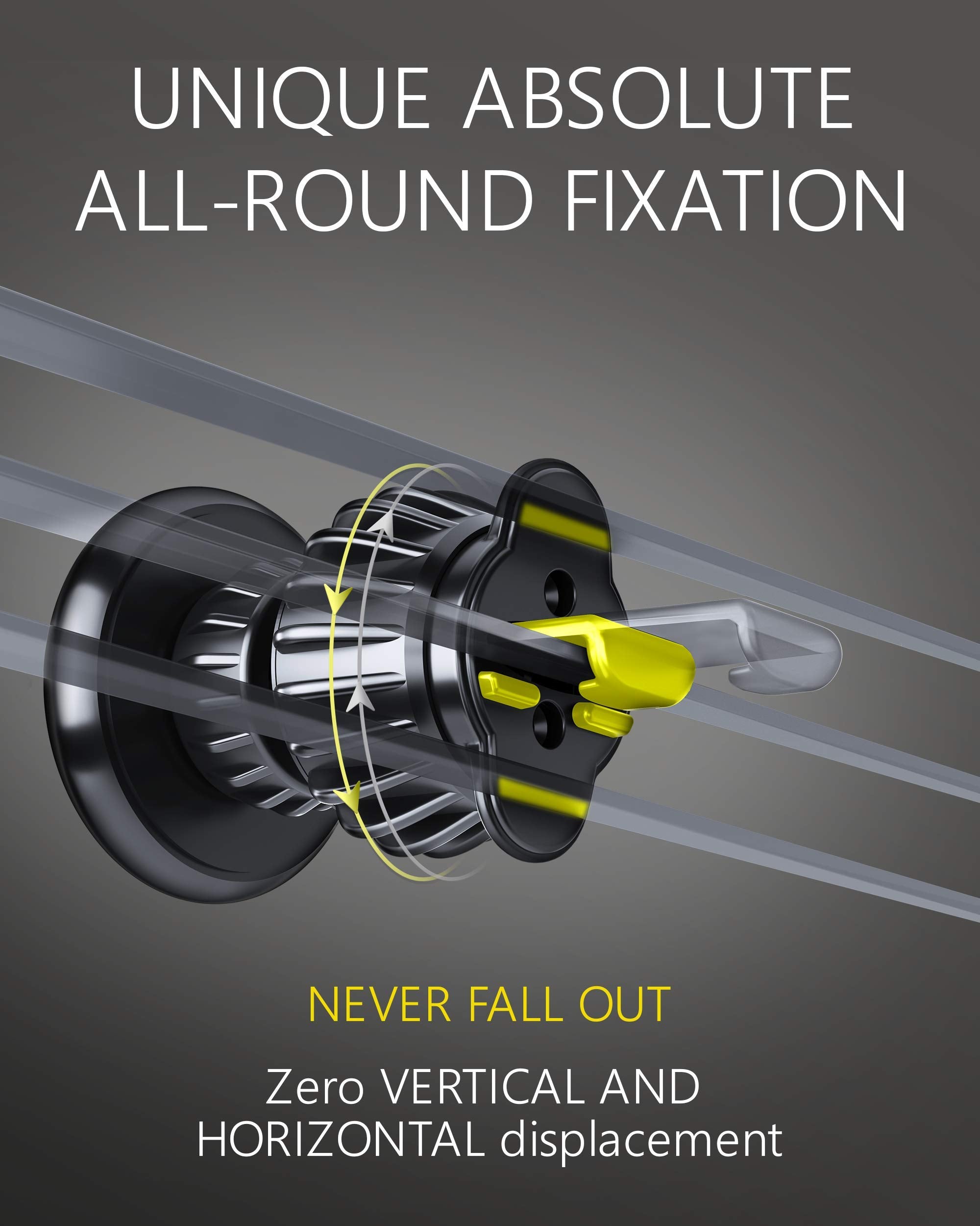 Air Vent Car Phone Mount Holder   Locking Cell Phone Car Mount Universal For Any Smartphone, Iphone, Android   Clip On Car Phone