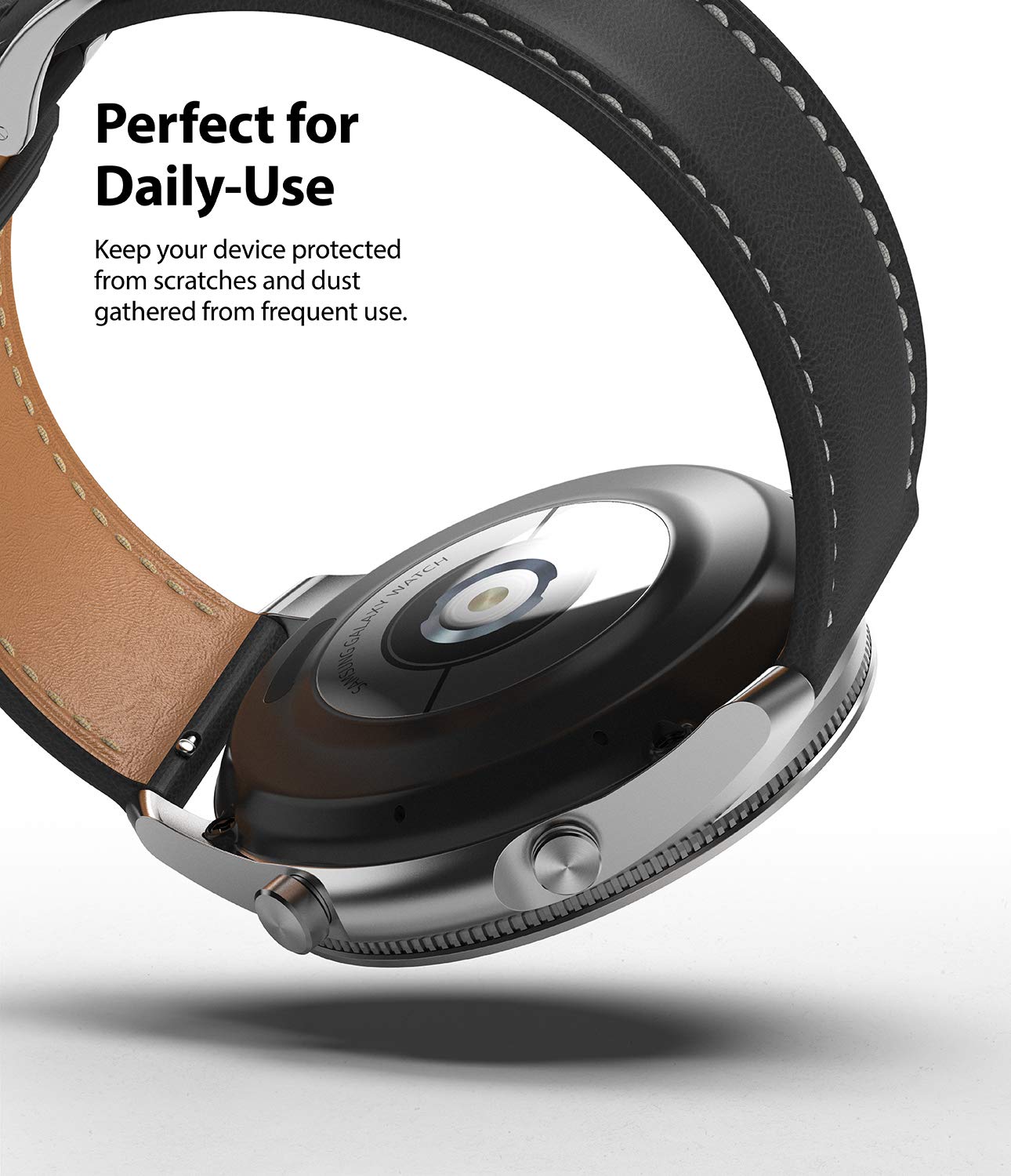 Ringke Bezel Styling For Galaxy Watch 3 45Mm Bezel Ring Adhesive Cover Anti Scratch Stainless Steel Protection For Galaxy Watch