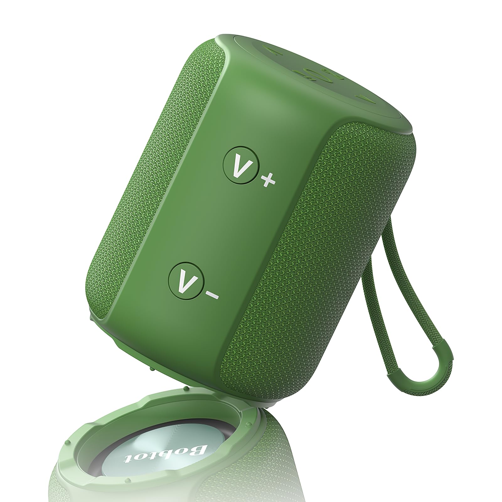 Bobtot Portable Speaker Bluetooth, IPX6 Shower Speaker Waterproof, 15H Playing Time, Loud and Stereo Sound with Bass, Dual Pairi