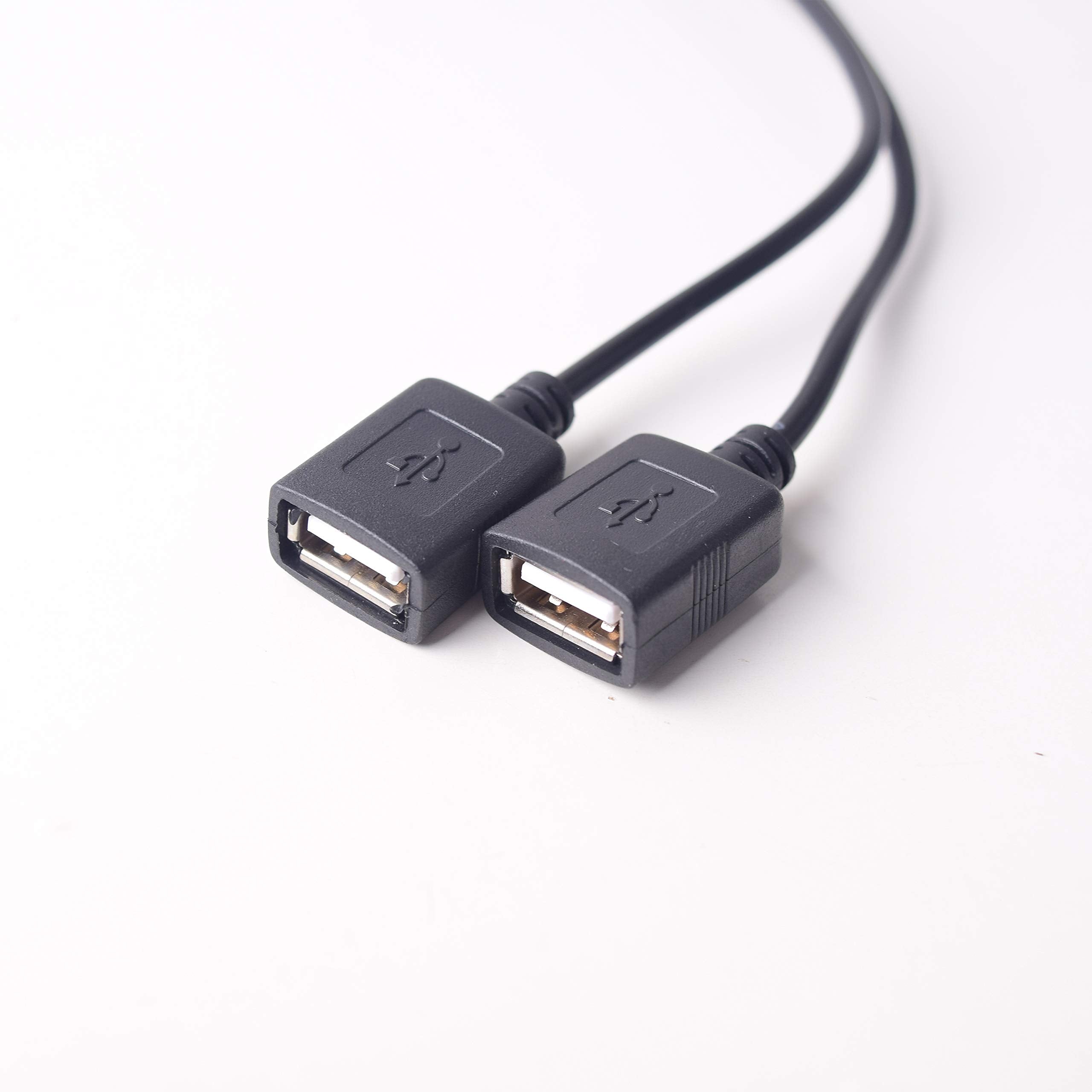 Auto Vehicle Direct Wire Charger, 12V 24V To 5V Dual Usb Charging Cable, Car Hard Wired Step Down Converter Power Supply For Das