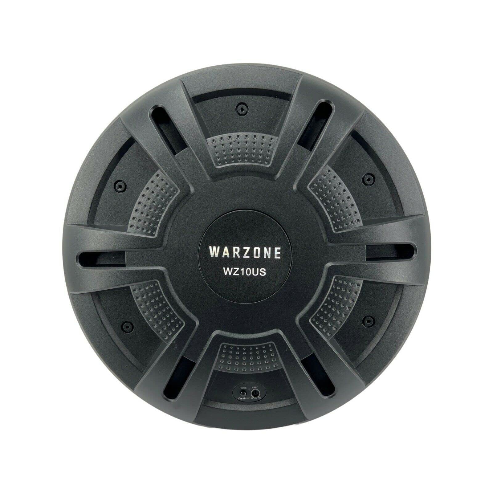 Gravity Warzone Wz10Us 10' Pro Audio Active Compact Spare Tire Slim Aluminum 1000 Watts 2 Ohm Subwoofer Powerful Loud Speaker With Bass Volume Control Knob