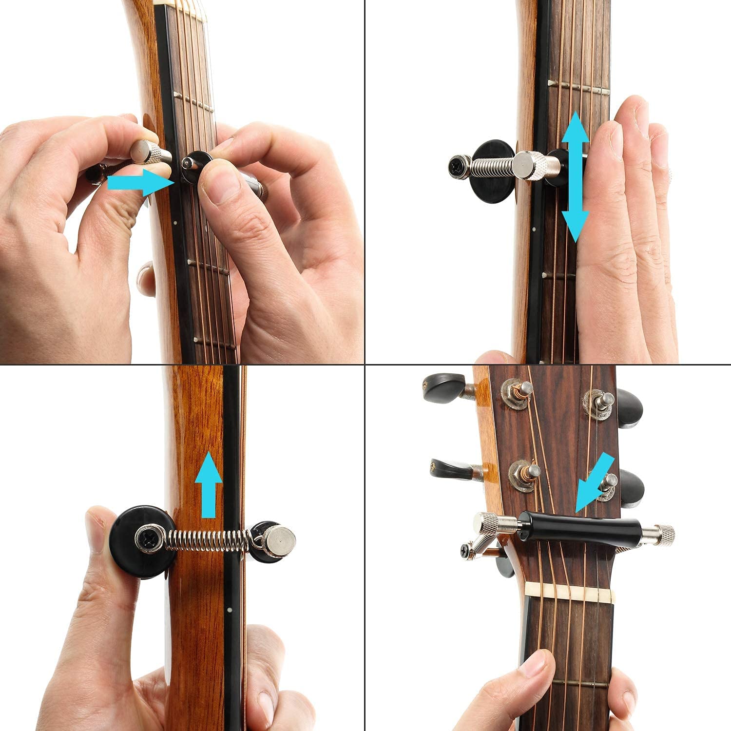 Adjustable Tonal Clip For Electric And Acoustic Guitars Or Ukulele Mandolin Banjo Strings