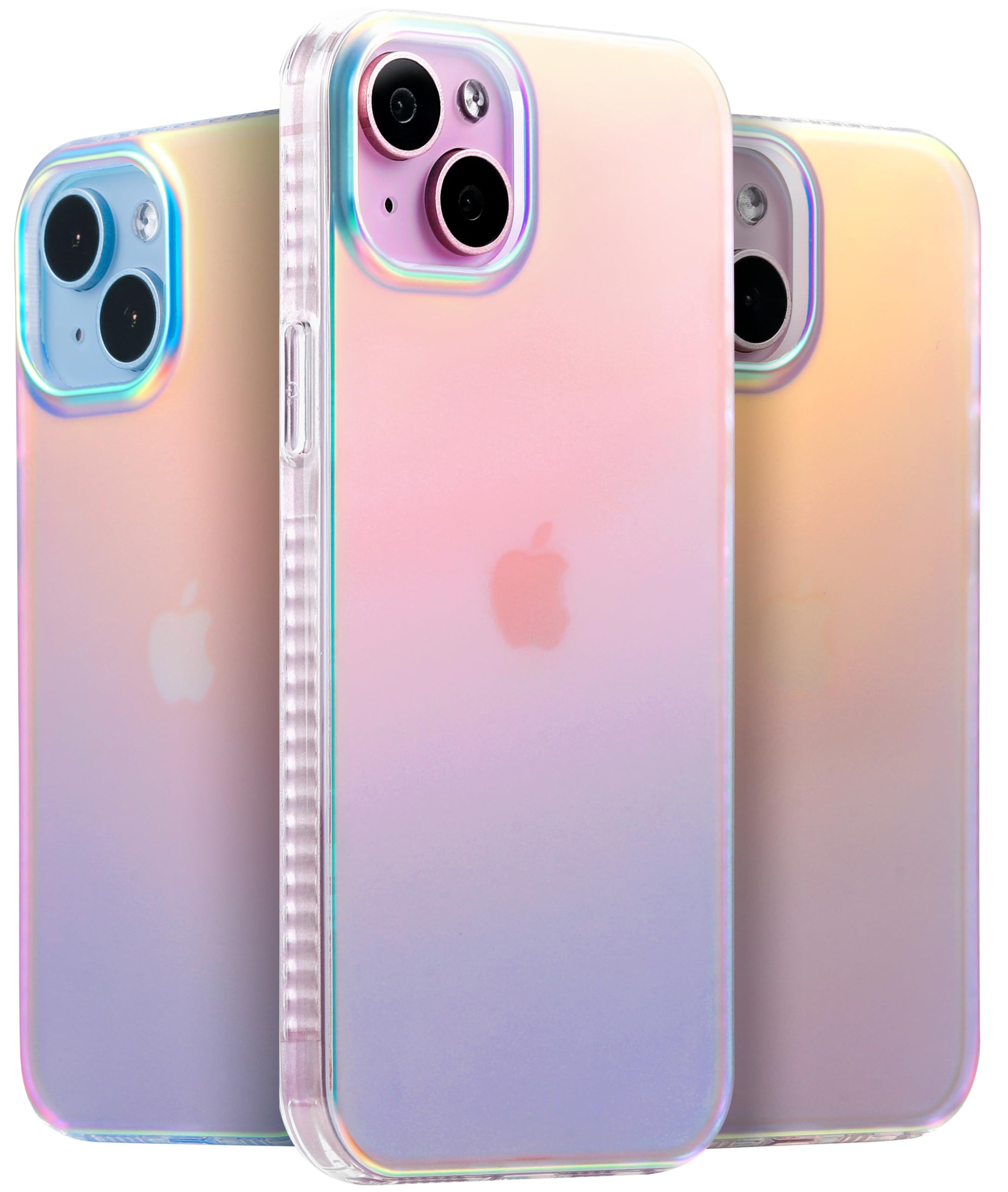 Lonli Hue   For Iphone 15 Case   Iridescent [10Ft Drop Protection]   Shockproof Cover With Color Changing Effect | Cute And Uniq