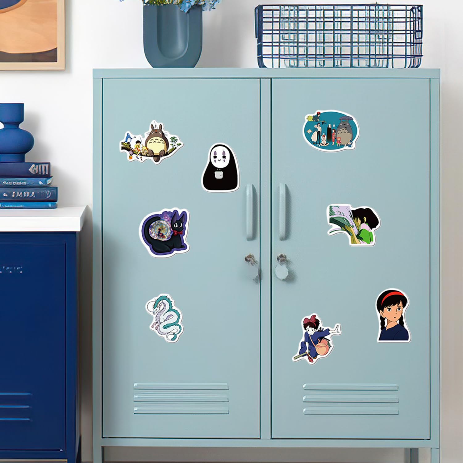 Pounchi Japanese Anime Stickers (200 Pcs) Cartoon Anime Stickers Merchandise Gifts For Party Supplies Decorations Laptop Water B