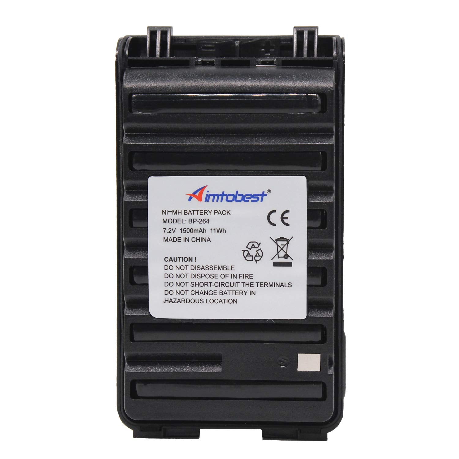 Aimtobest Bp264 Bp 264 1500Mah Ni Mh Battery Compatible For Icom Ic T70A Ic F4001 Ic F4003 Ic F3001 Ic V80 Ic U80 Ic F3101D Ic F