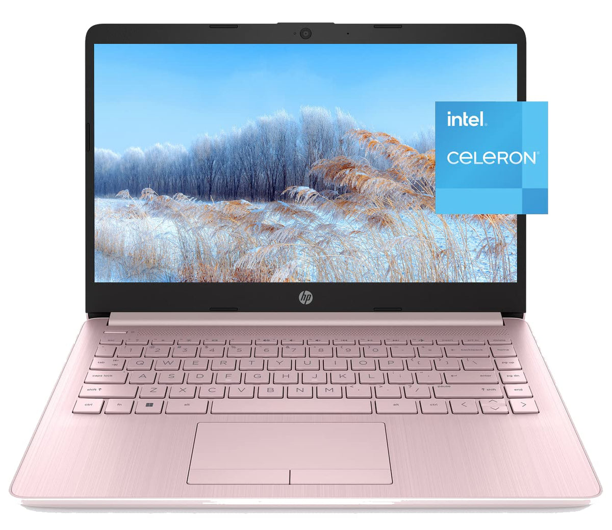 Hp Stream 14'' Hd Laptop, Intel Celeron Quad-Core Processor, 16Gb Ddr4 Ram, 64Gb Emmc, 1 Year Office 365, Wifi, Bluetooth, Hdmi,