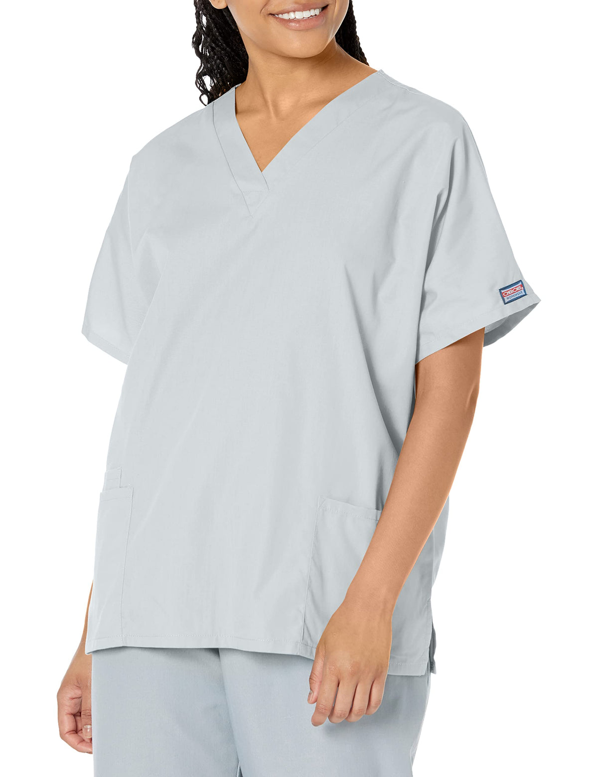 Scrubs For Women Workwear Originals V Neck Top Plus Size 4700, 2Xl, Grey