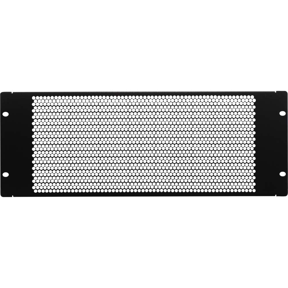 Navepoint 4U Blank Rack Mount Panel Spacer With Venting For 19 Inch Server Network Rack Enclosure Or Cabinet Black