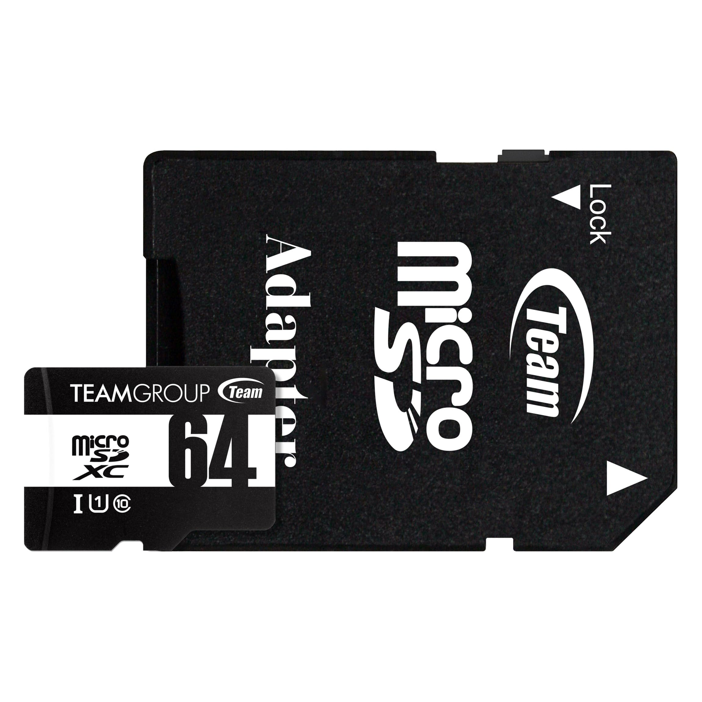Teamgroup Micro 64Gb X 5 Pack Uhs I U1 Class 10 Sdhc Sdxc Read Speed Up To 100Mb/S High Speed Flash Meomry Card With Adapter For Camera, Surveillance, Full Hd Shooting Tusdx64Gcl10U63