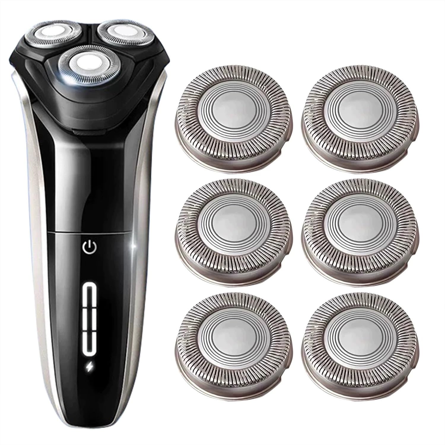 Sh30 Replacement Heads For Philips Norelco Shaver Series 3000, 2000, 1000 And More (6 Pack)