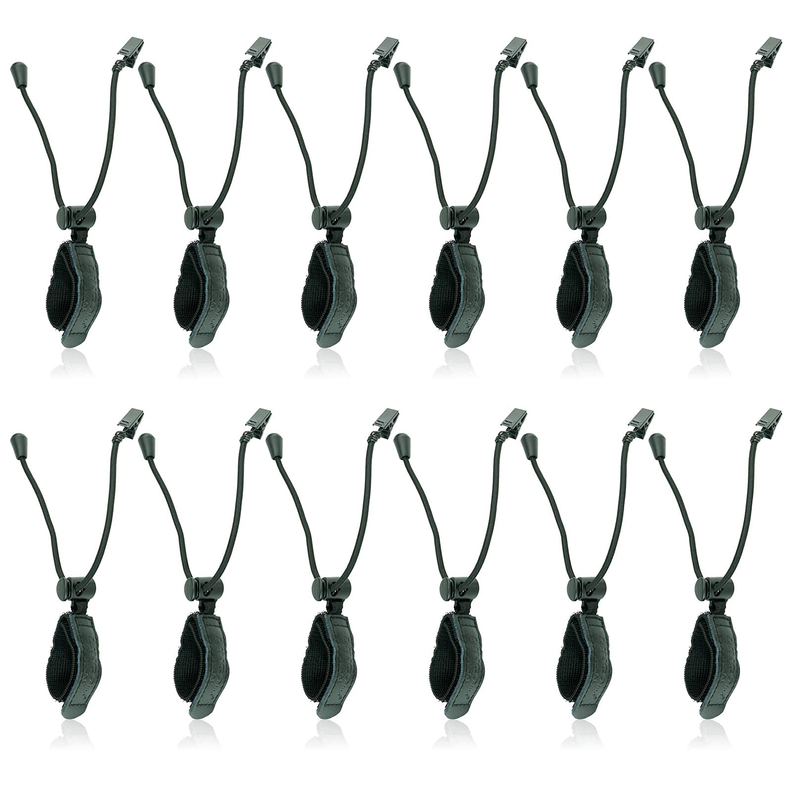 Linco Lincostore Backdrop Clamp Adjustable Heavy Duty Black Clamps 12 Pack For Photo Studio Backdrop Muslin, Camera Flash Bracke