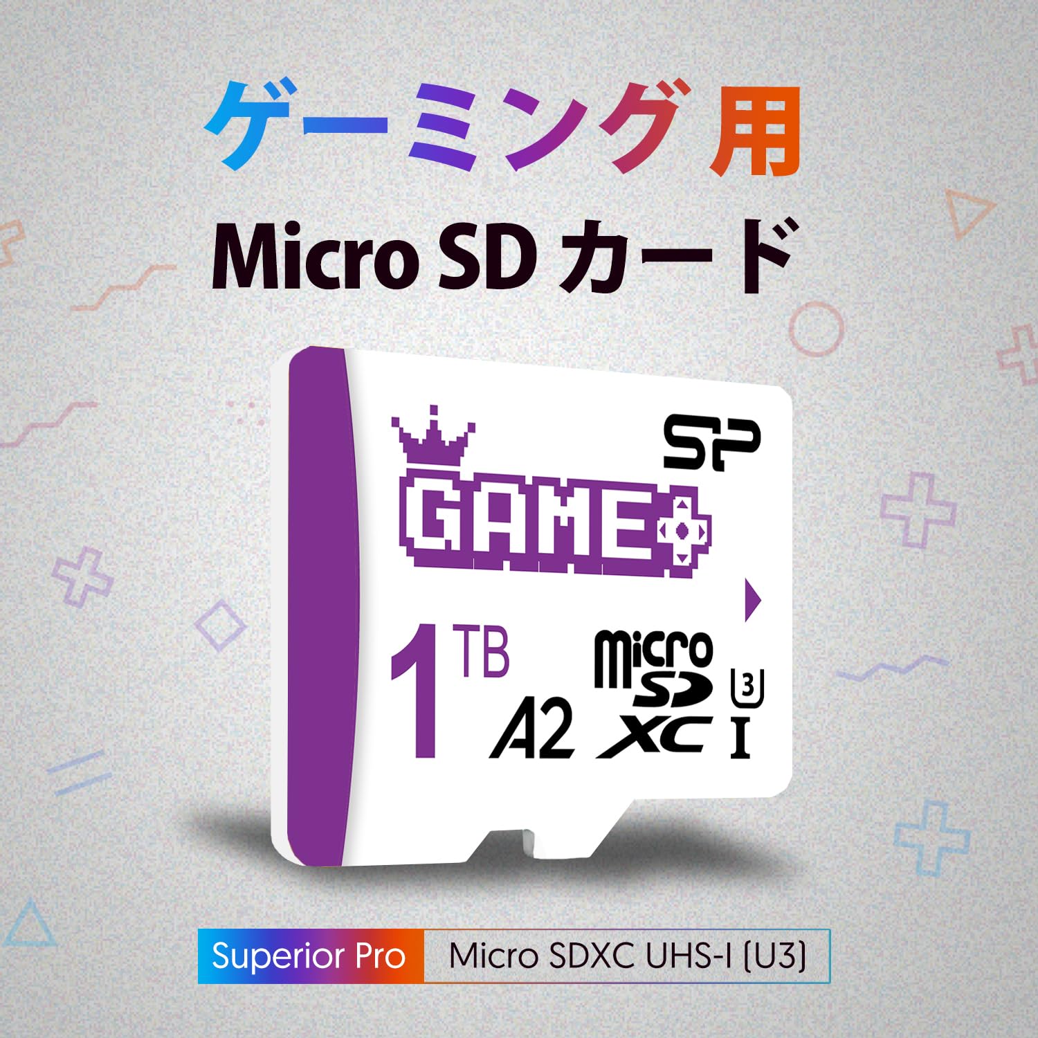 SP Silicon Power 1TB Superior Gaming Micro SDXC Card UHS-I U3 V30 A2 for Steam Deck, ROG Ally, Nintendo Switch - High-Speed with Adapter