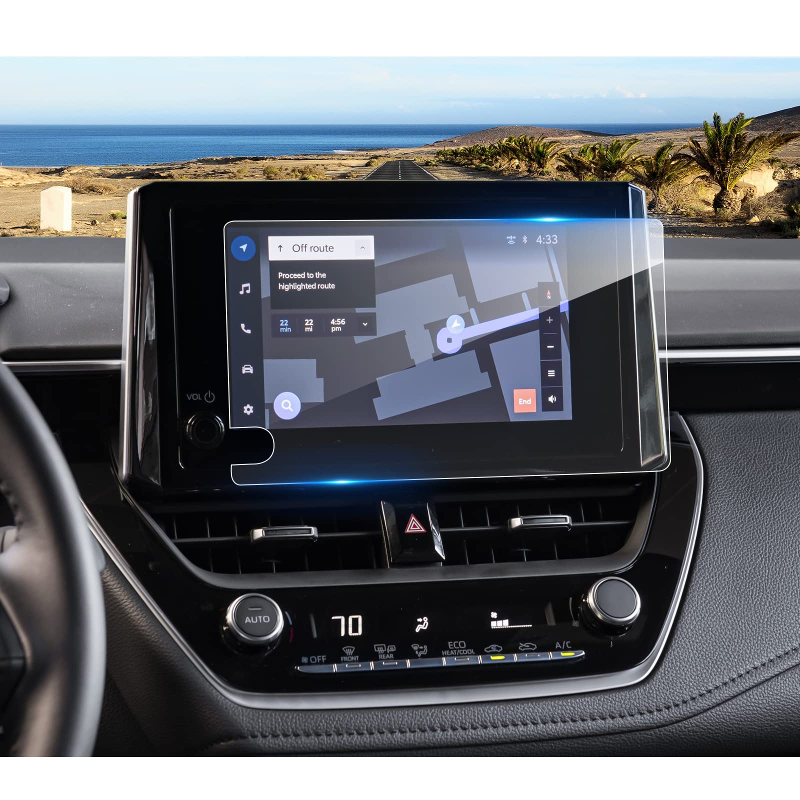 Coleya 2023 2024 Corolla (Hybrid) Screen Protector For Toyota Corolla (Le/Se/Xse) 8 Inch Touch Screen, 9H Tempered Glass 2023 20