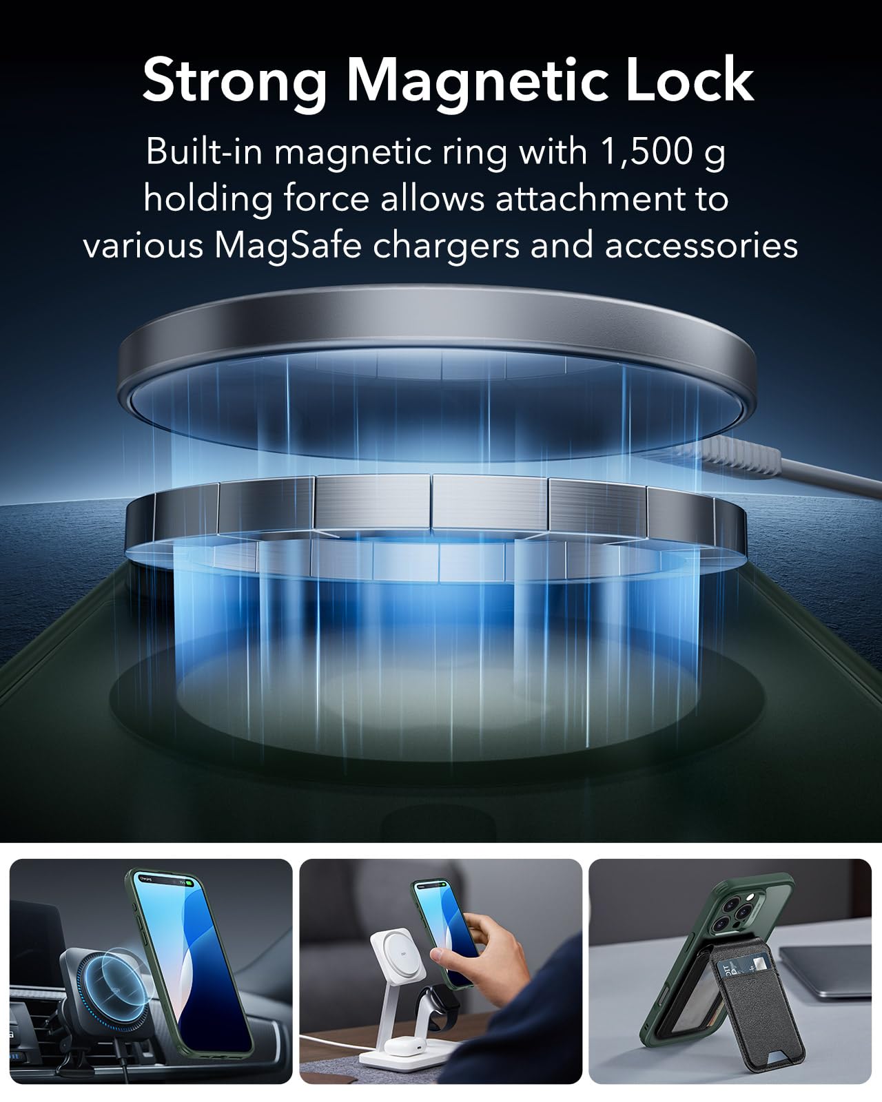 Esr For Iphone 16 Pro Case (4 In 1) Set, Translucent Matte Case With Screen Protector, Compatible With Magsafe, Military Grade P