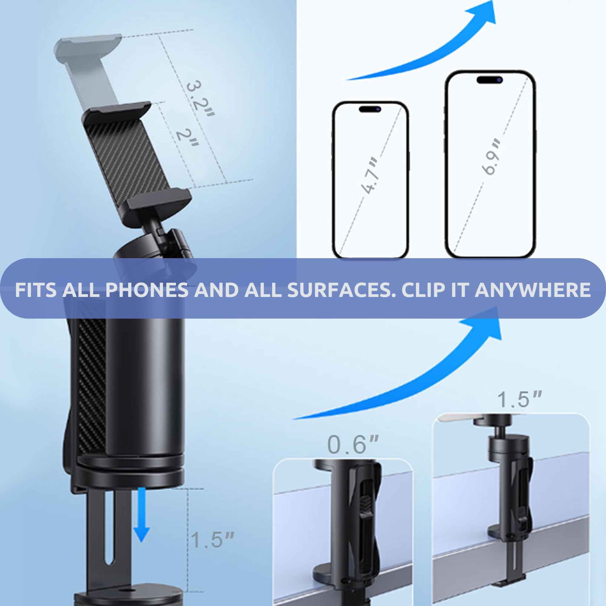 10 Pack Airplane Phone Holder For Iphone Samsung And Other Phones Travel Essentials Accessories Cruise Car Mount Cell Stand Air