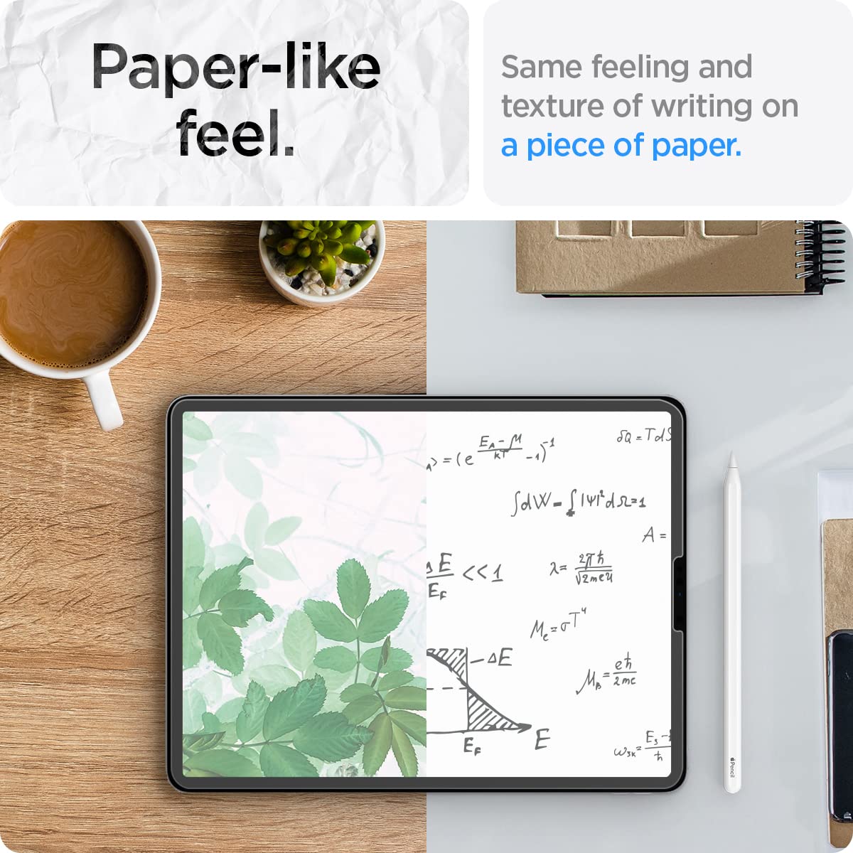 Spigen Papertouch Tempered Glass Screen Protector [Glastr Ez Fit Papertouch] Designed For Ipad Pro 11' & Ipad Air 5Th & Ipad Air 4Th