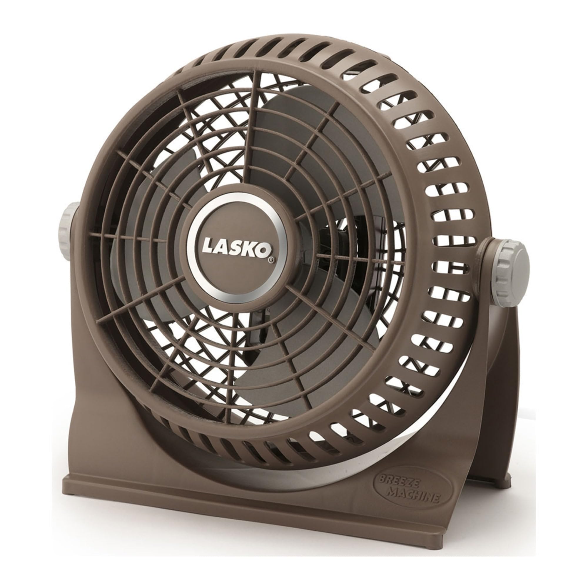 Lasko 505 Small Portable Electric Desk Fan 10-Inch Pivoting Head Bronze