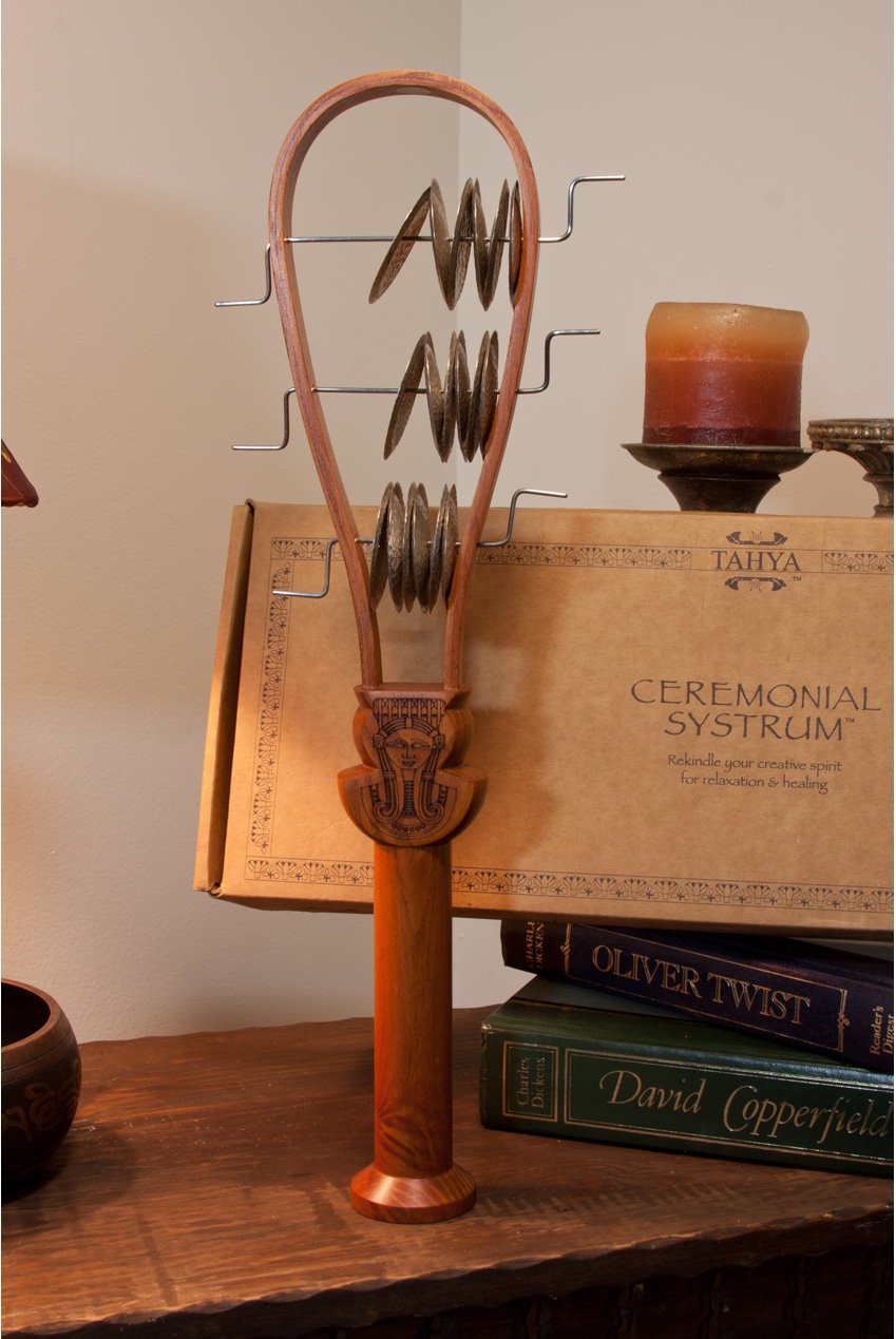 Tahya Ceremonial Systrum   Red Cedar