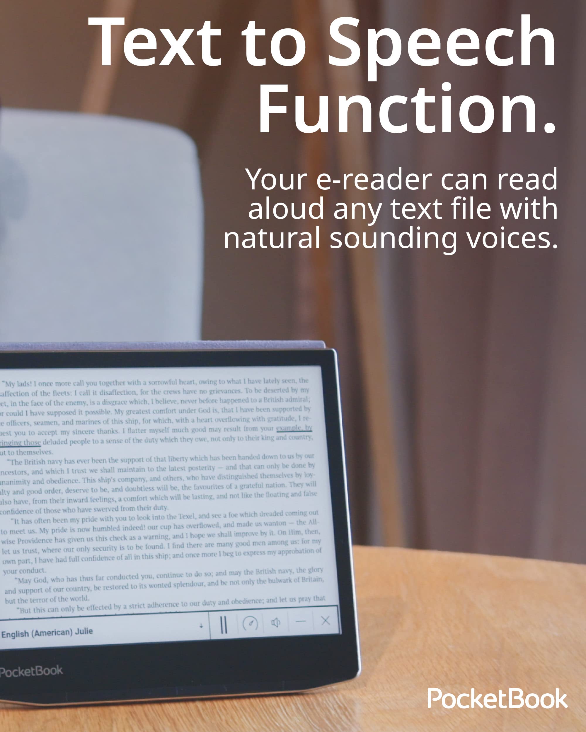 Pocketbook Era E Reader, Stardust Silver, 16Gb | 7 Glare Free & Eye Friendly Touch Screen With E  Ink Technology | Waterproof |